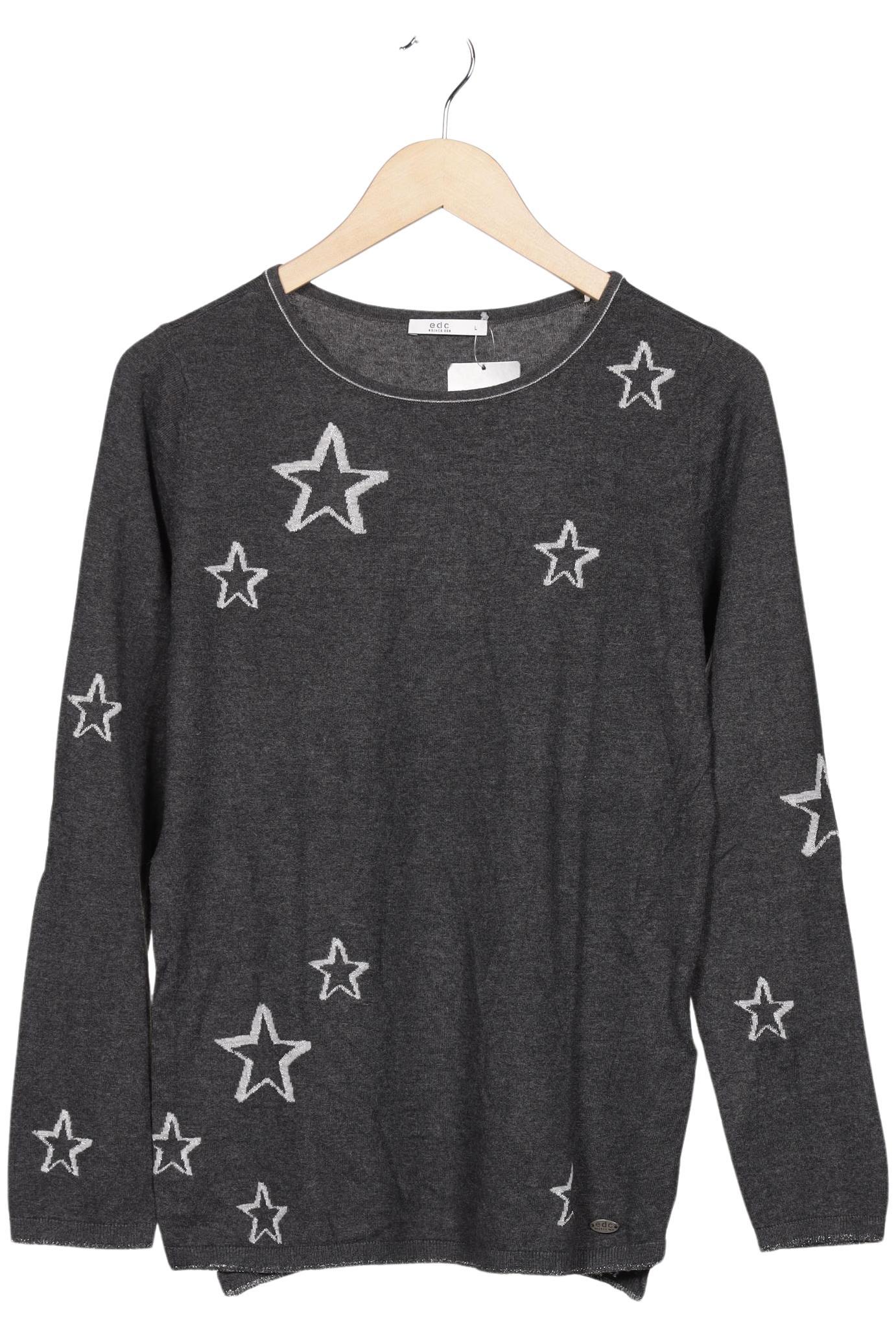 

edc by Esprit Damen Pullover, grau, Gr. 42