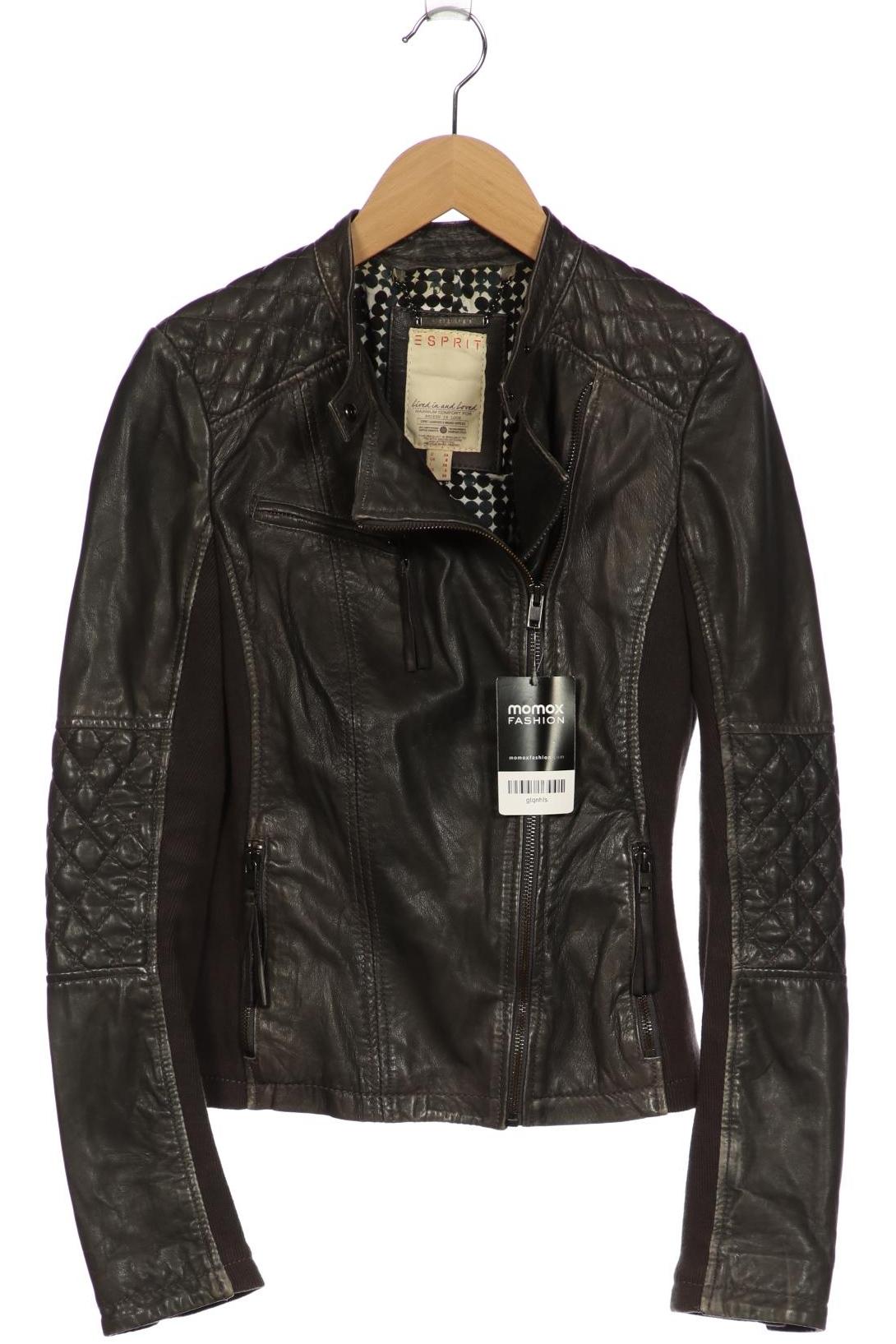 

edc by Esprit Damen Jacke, grau, Gr. 34