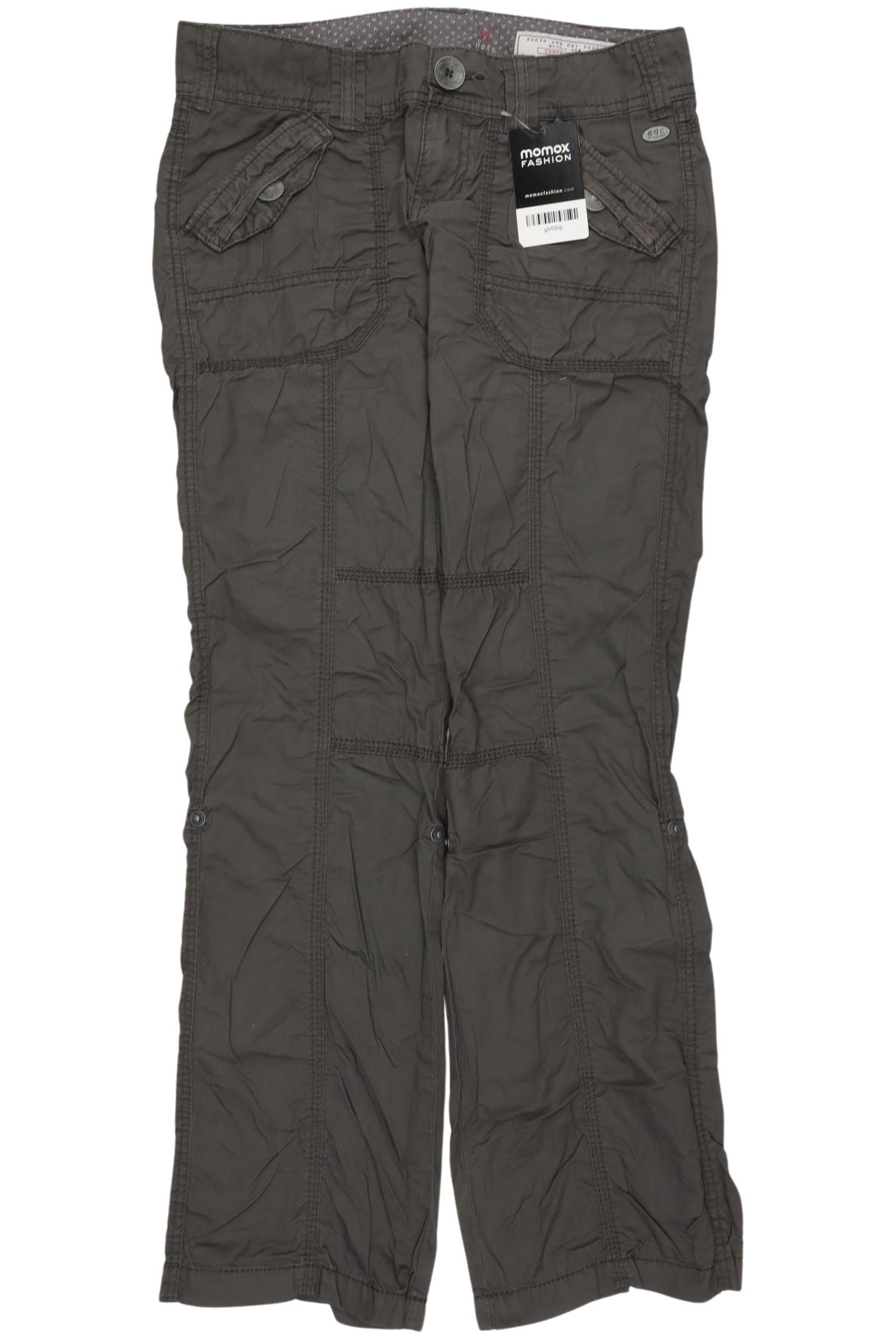 

edc by Esprit Damen Stoffhose, grau, Gr. 32