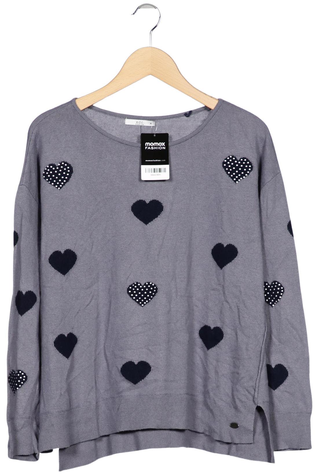 

edc by Esprit Damen Pullover, grau, Gr. 38