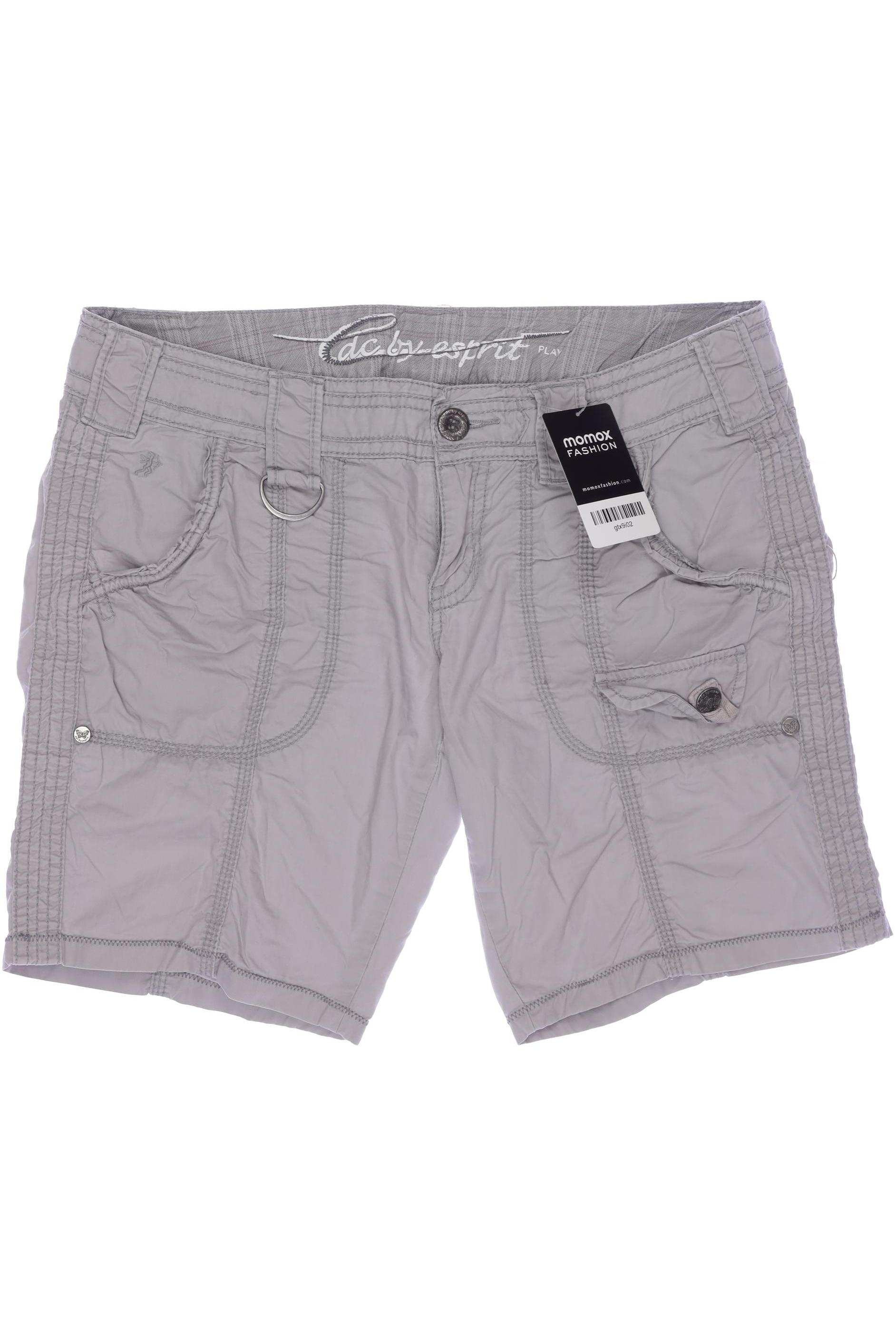

edc by Esprit Damen Shorts, grau, Gr. 38