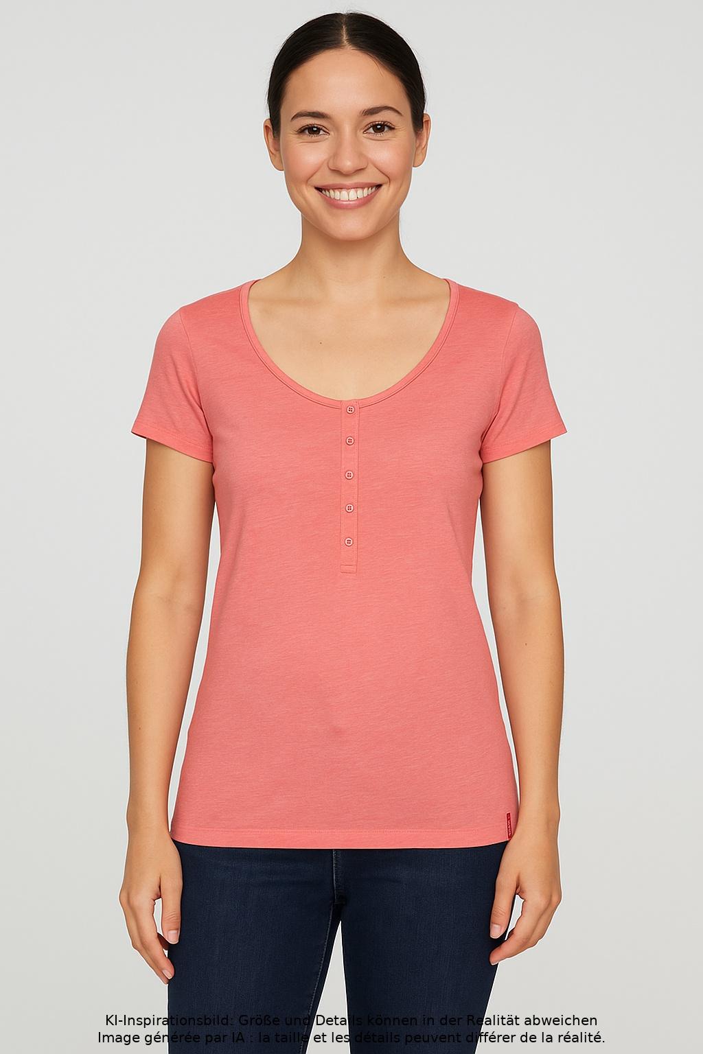 

edc by Esprit Damen T-Shirt, pink, Gr. 38