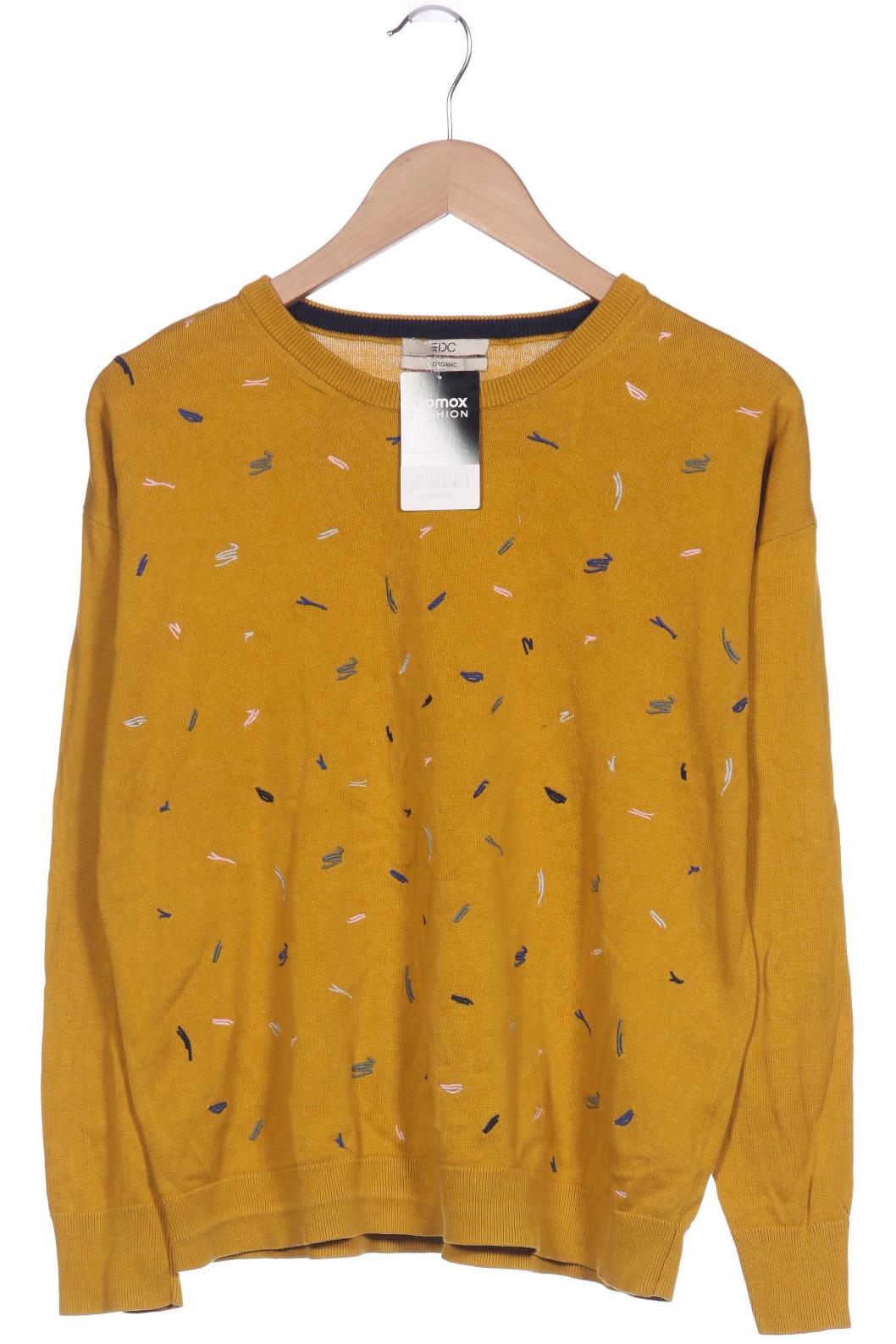 

edc by Esprit Damen Pullover, gelb, Gr. 42