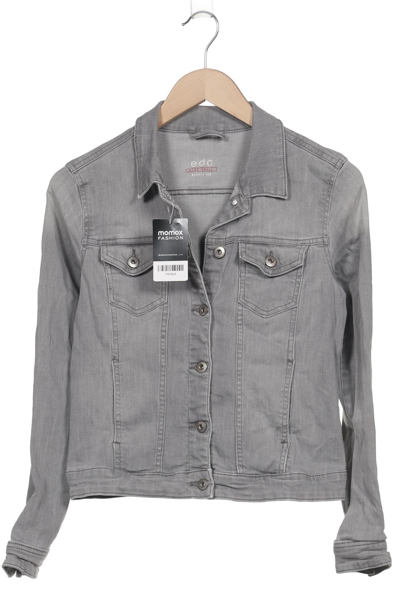 

edc by Esprit Damen Jacke, grau, Gr. 36