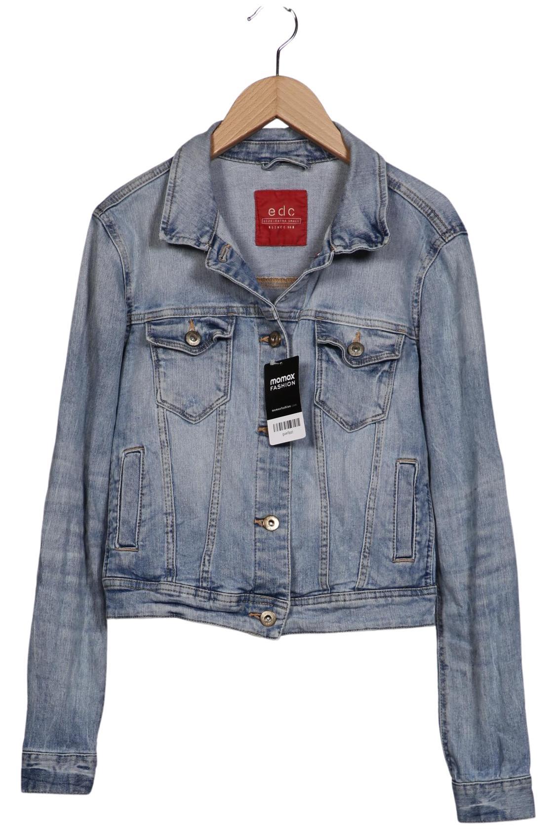 

edc by Esprit Damen Jacke, hellblau, Gr. 34