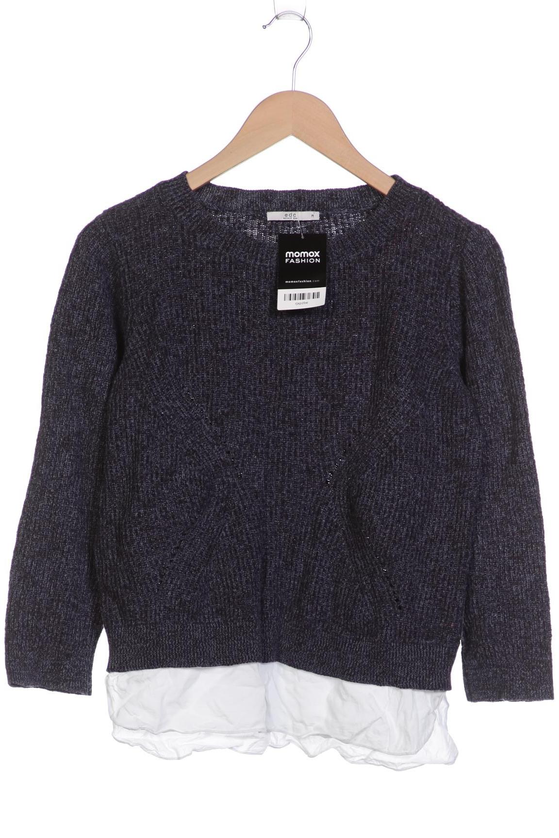 

edc by Esprit Damen Pullover, blau, Gr. 38