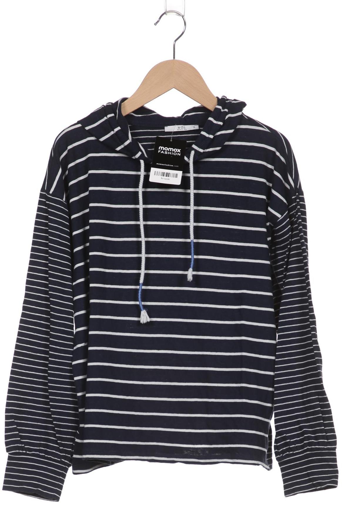 

edc by Esprit Damen Kapuzenpullover, marineblau, Gr. 38