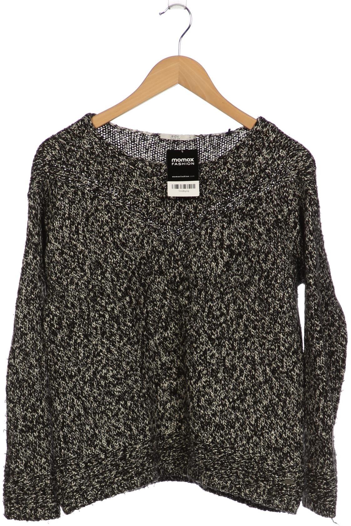 

edc by Esprit Damen Pullover, schwarz, Gr. 36