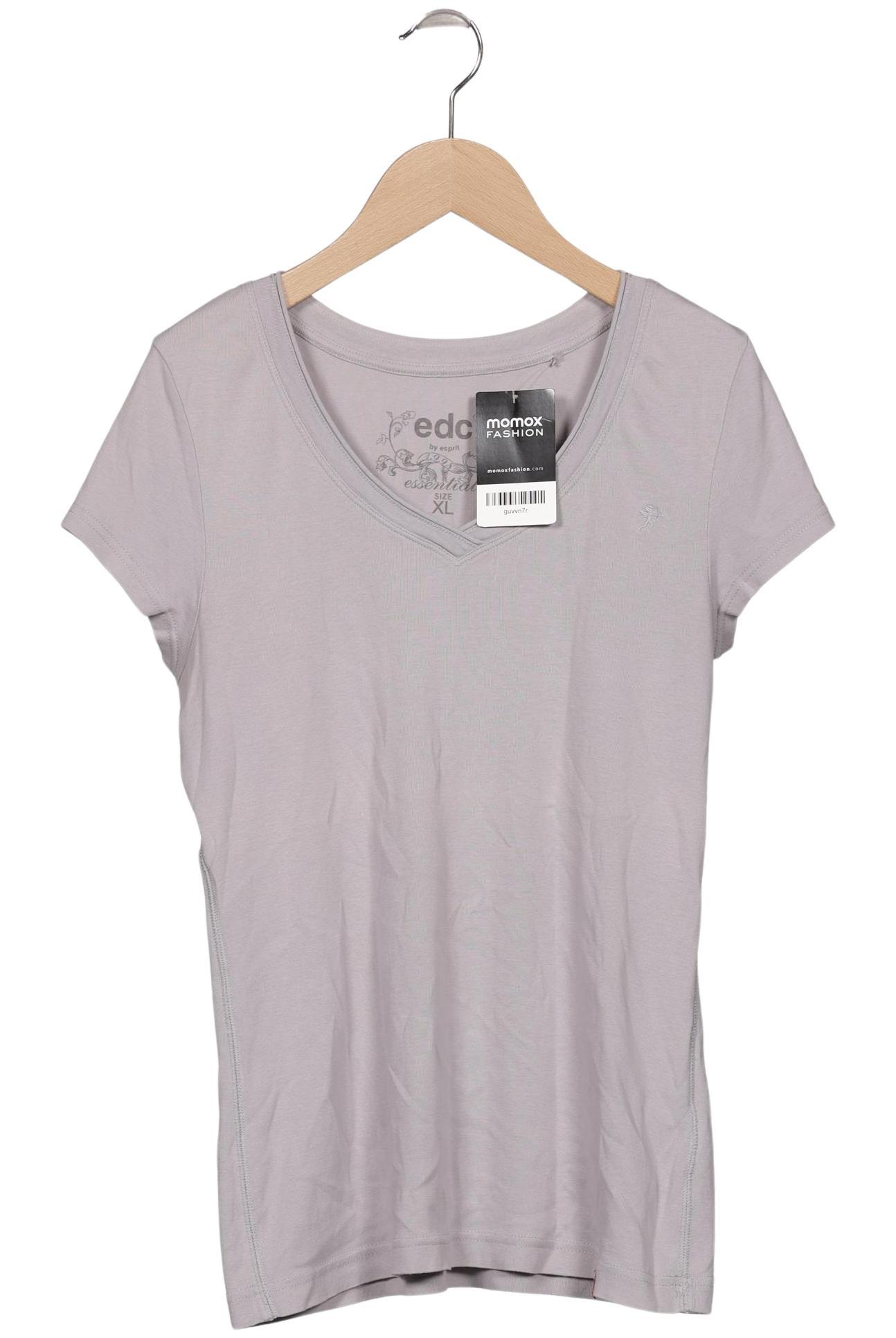 

edc by Esprit Damen T-Shirt, grau, Gr. 44