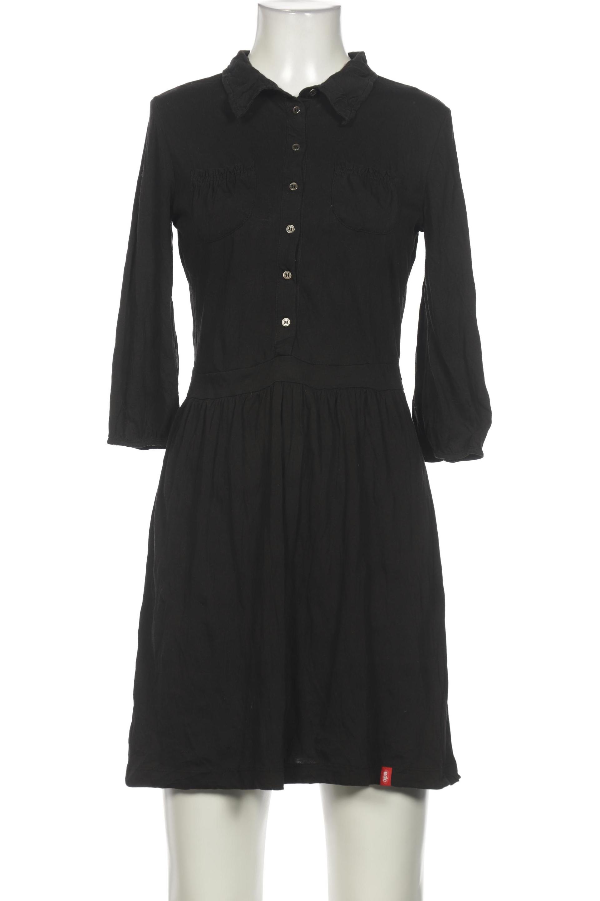 

edc by Esprit Damen Kleid, schwarz, Gr. 34