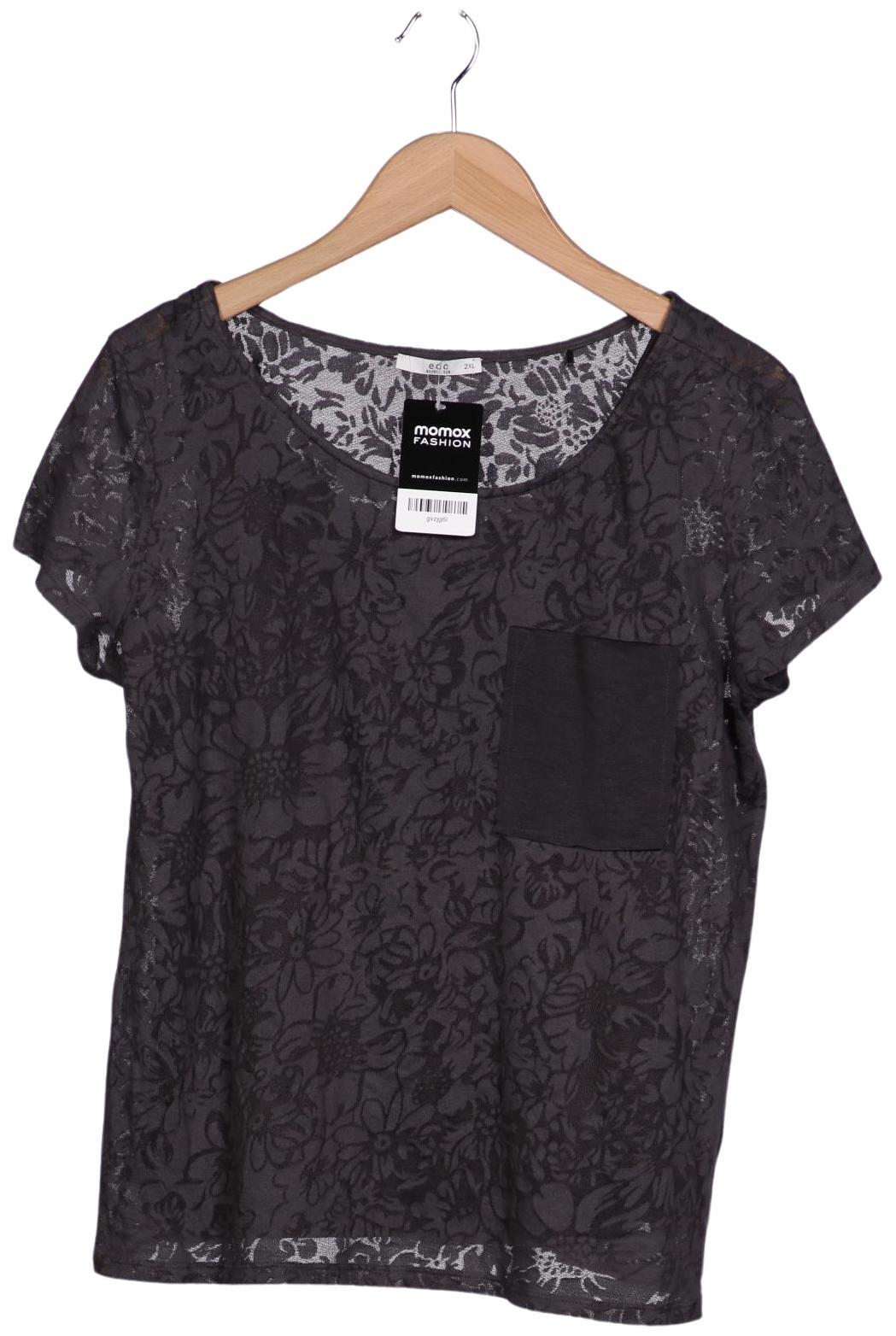 

edc by Esprit Damen T-Shirt, grau, Gr. 46