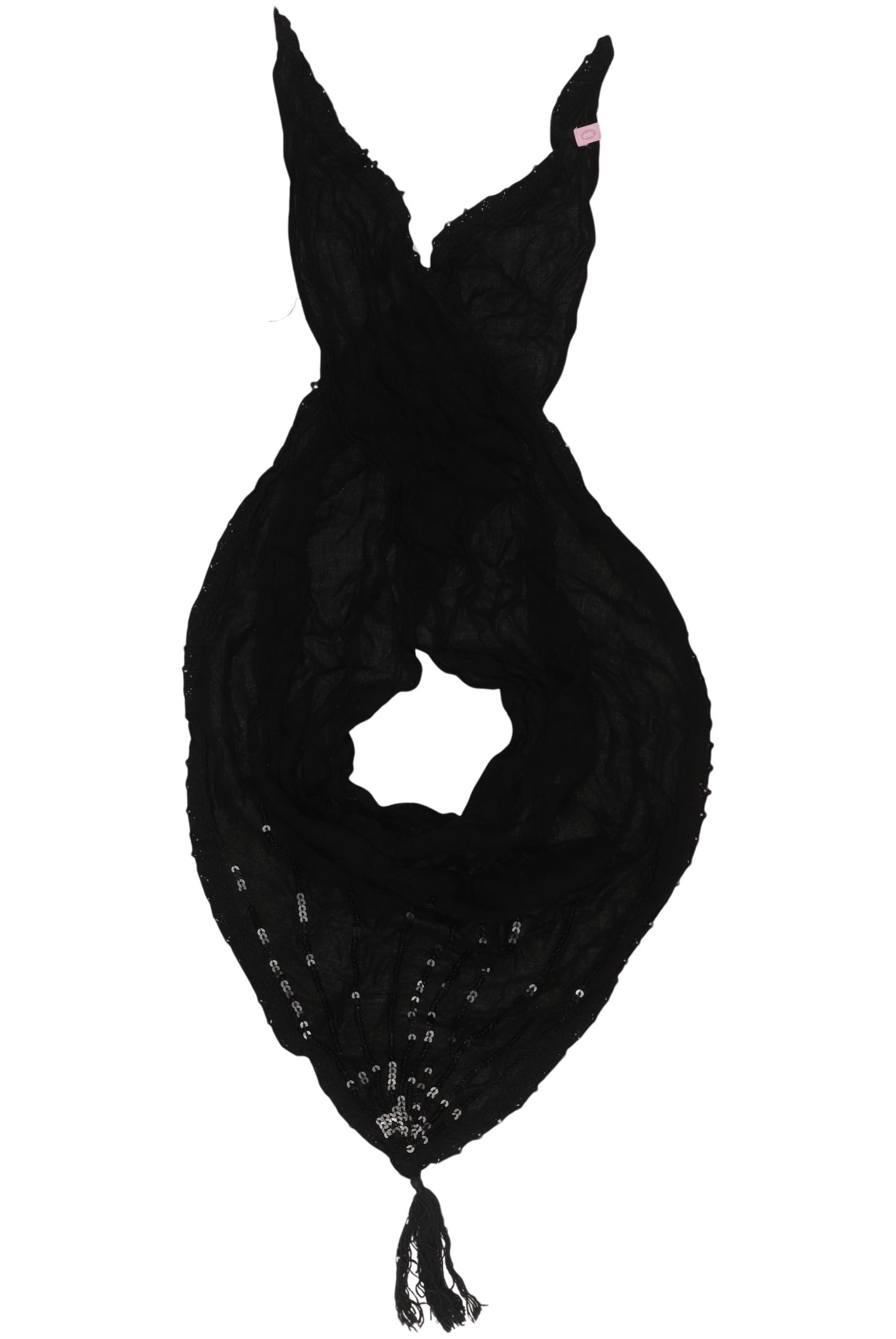 

edc by Esprit Damen Schal, schwarz, Gr.