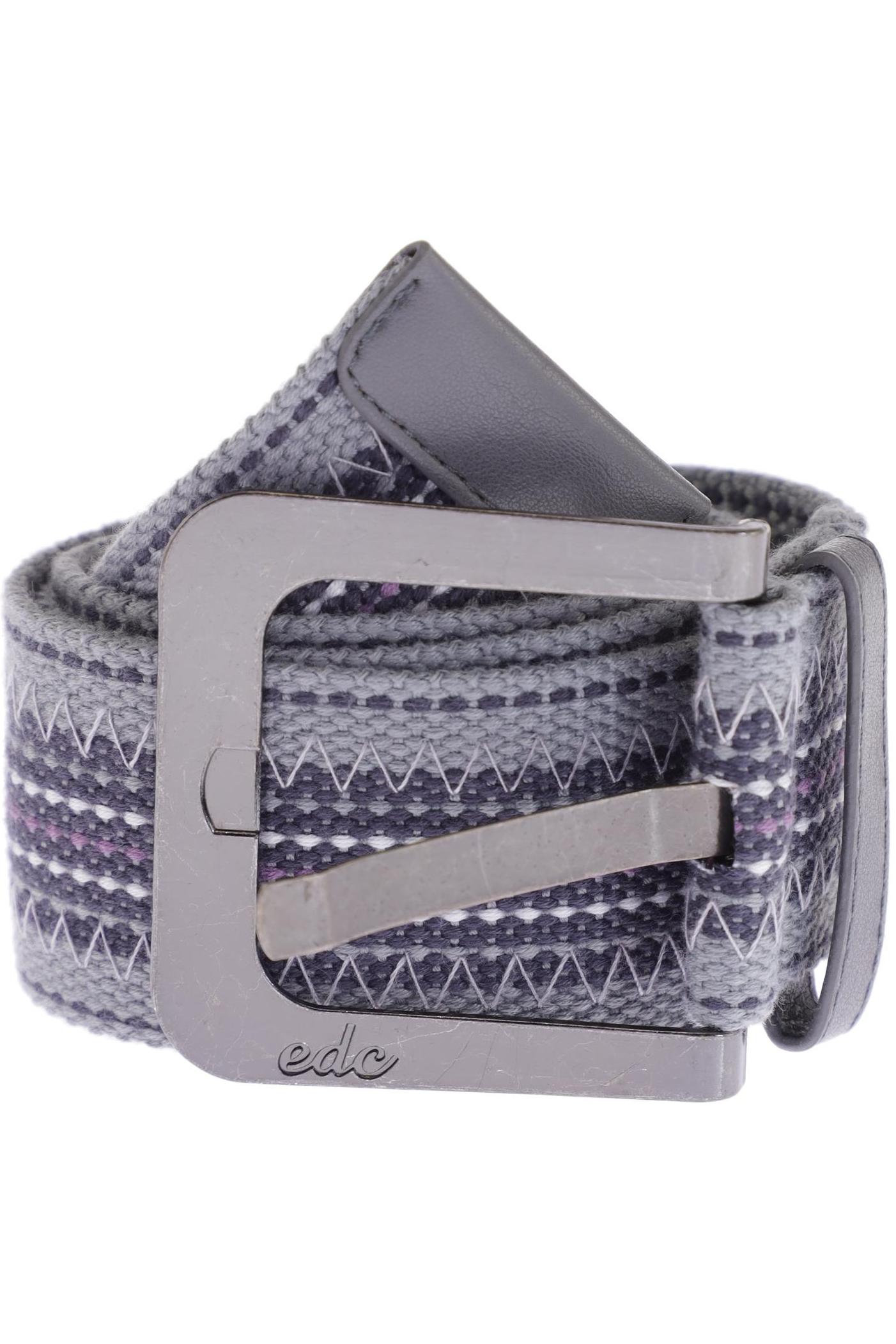 

edc by Esprit Damen Gürtel, grau, Gr. 75