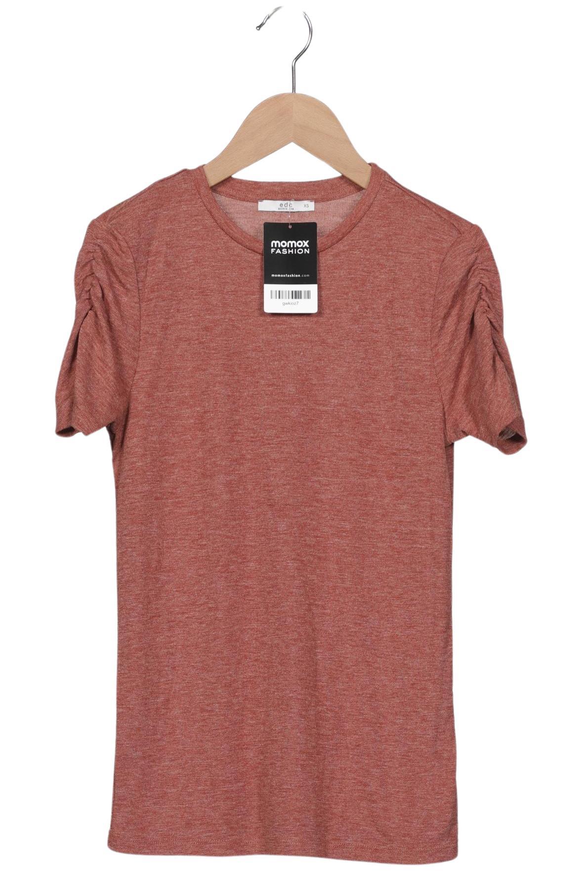 

edc by Esprit Damen T-Shirt, rot, Gr. 34