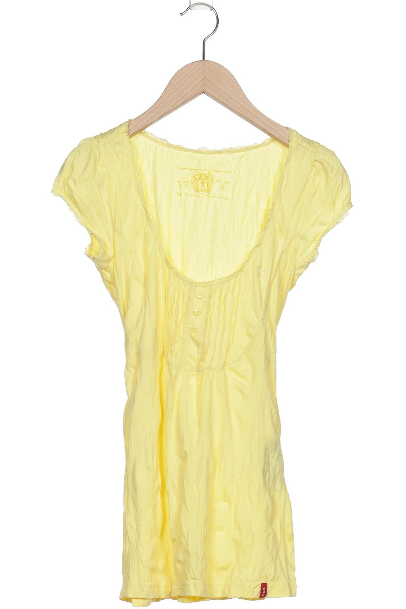 

edc by Esprit Damen T-Shirt, gelb, Gr. 36