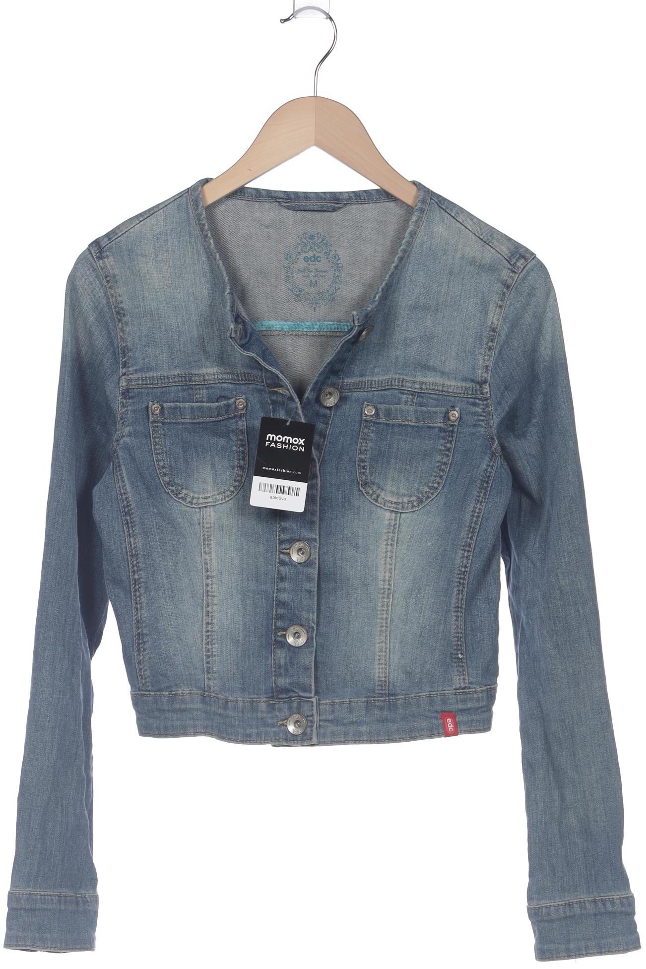 

edc by Esprit Damen Jacke, blau, Gr. 38
