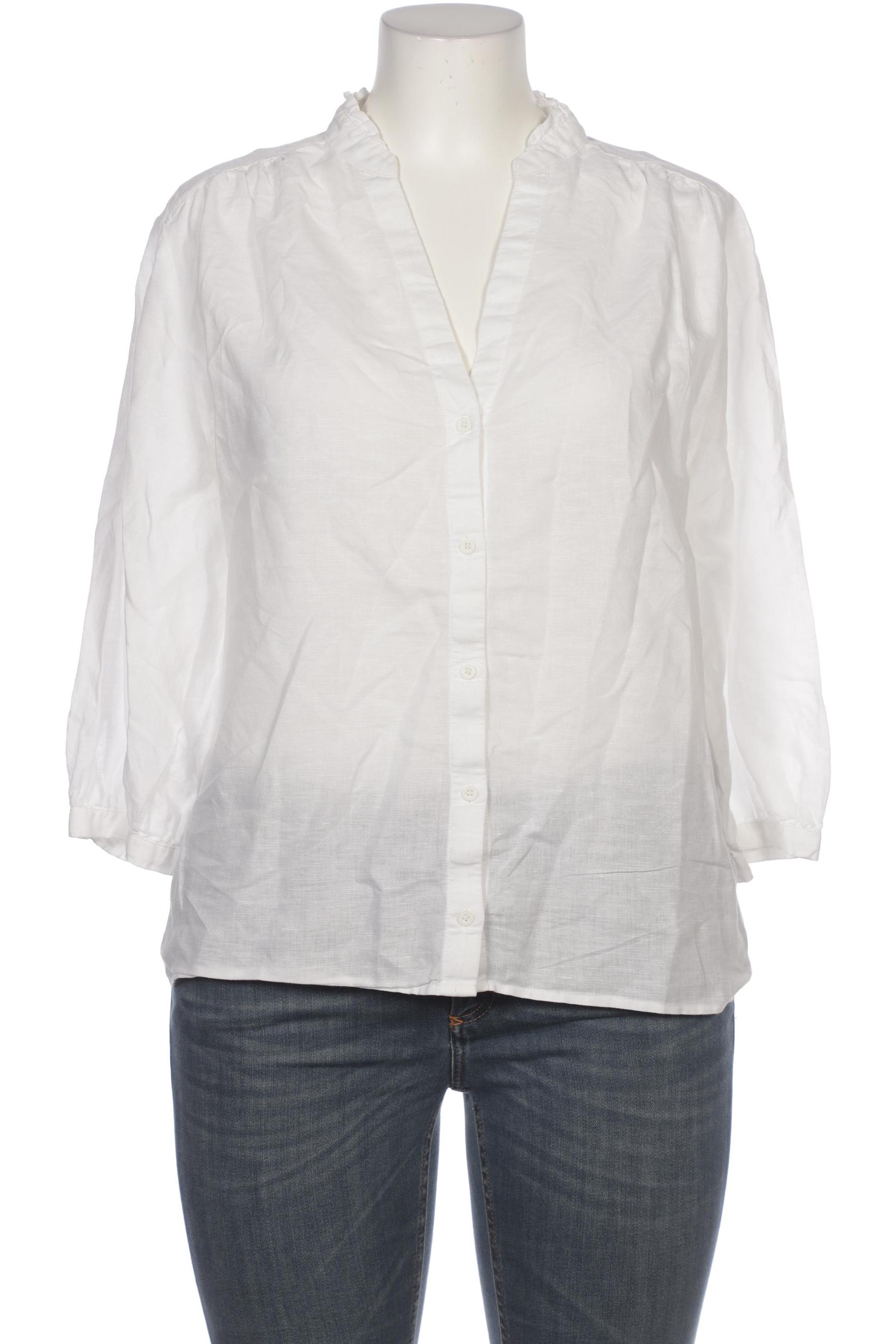 

edc by Esprit Damen Bluse, weiß, Gr. 44