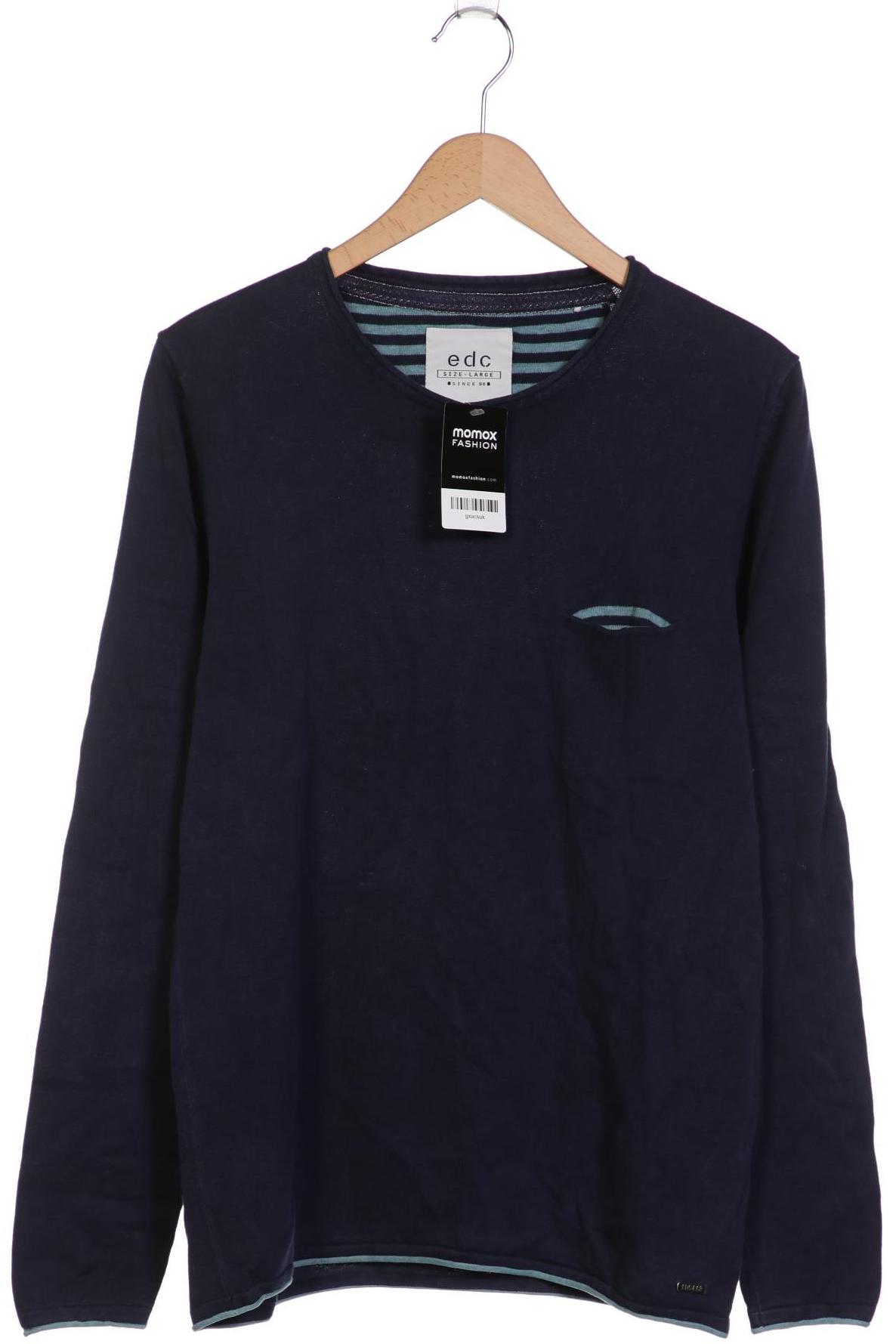 

edc by Esprit Herren Pullover, marineblau, Gr. 52