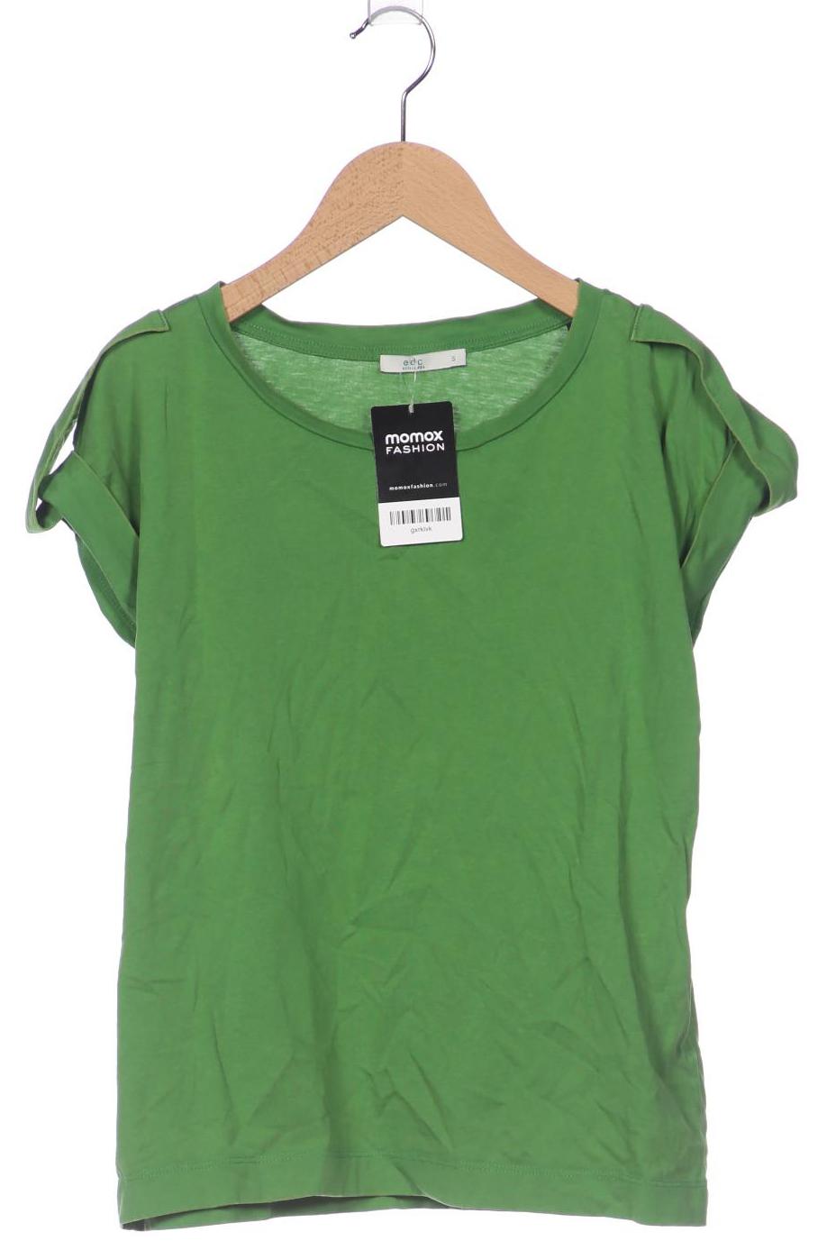 

edc by Esprit Damen T-Shirt, grün, Gr. 36