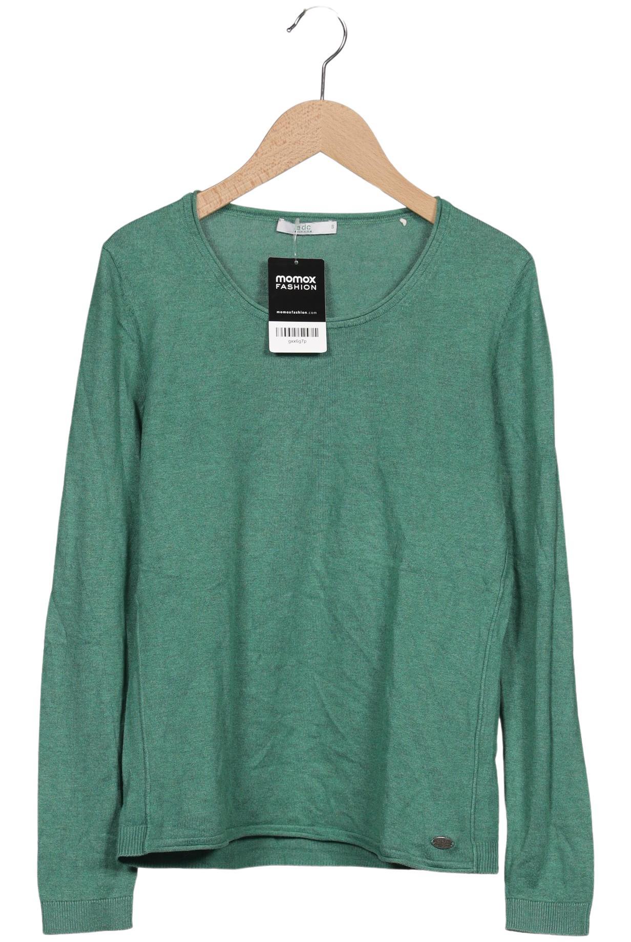 

edc by Esprit Damen Pullover, grün, Gr. 36