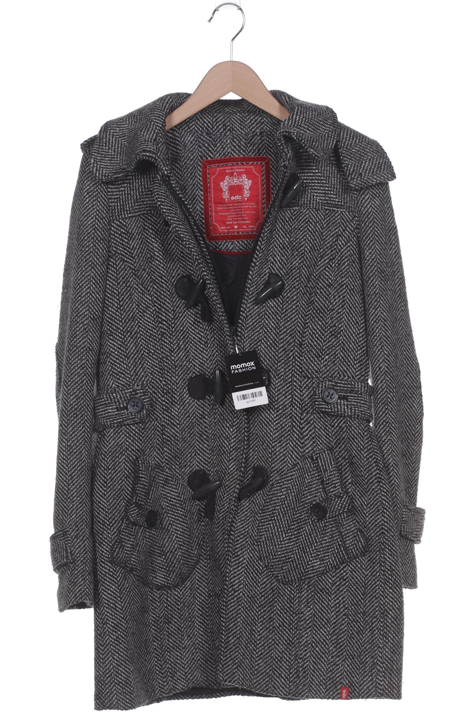 

edc by Esprit Damen Mantel, grau, Gr. 38