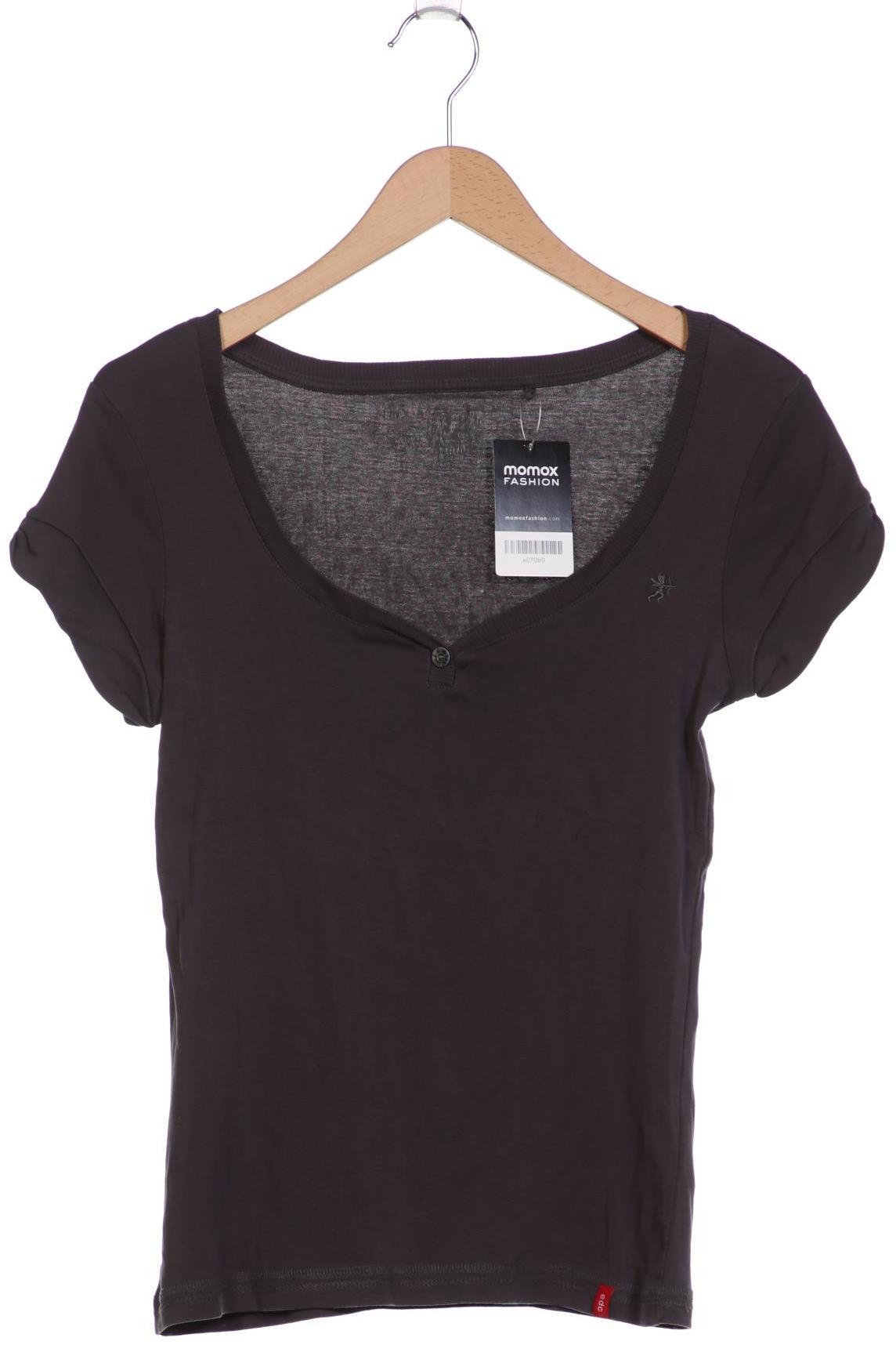 

edc by Esprit Damen T-Shirt, grau, Gr. 42