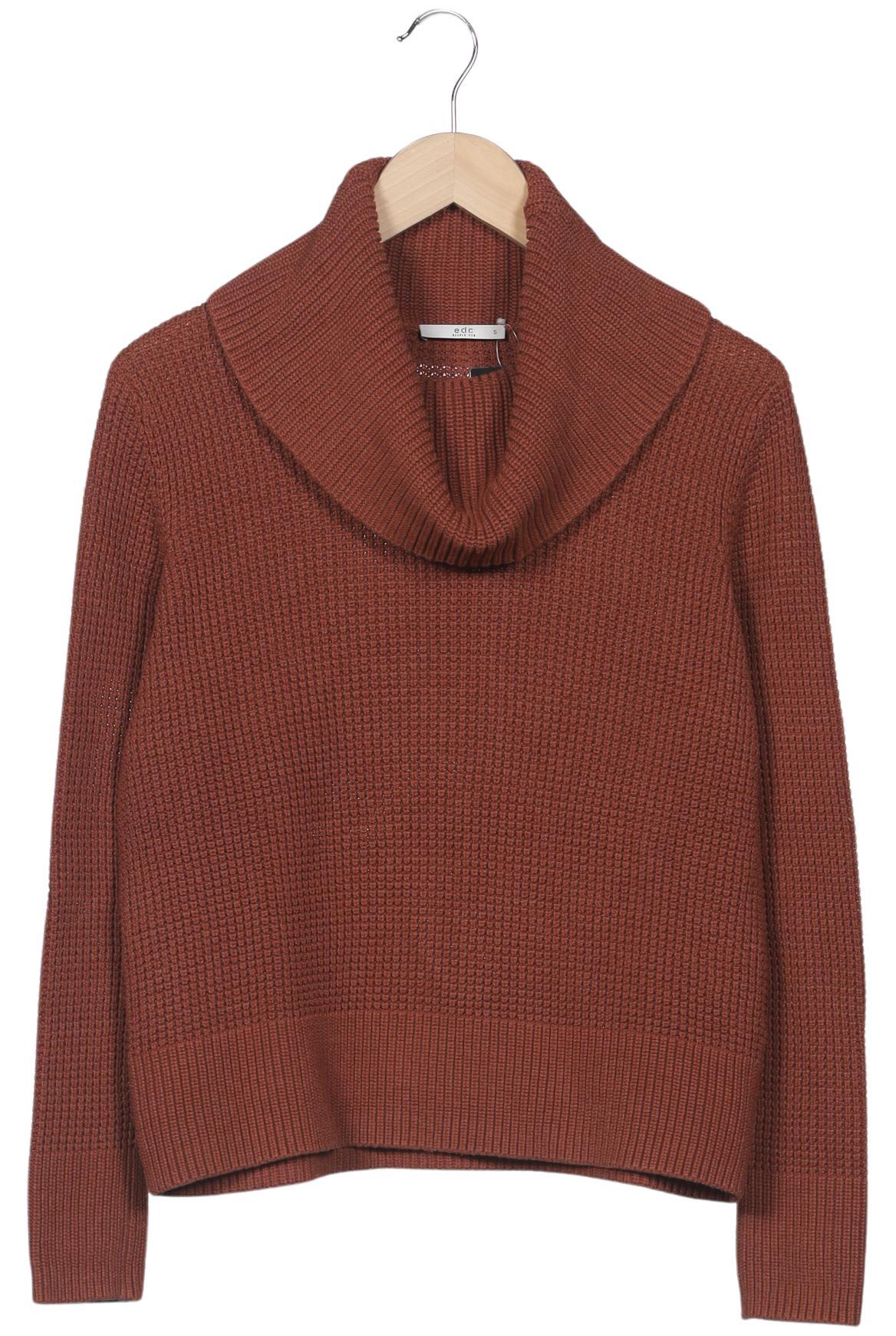 

edc by Esprit Damen Pullover, braun, Gr. 36