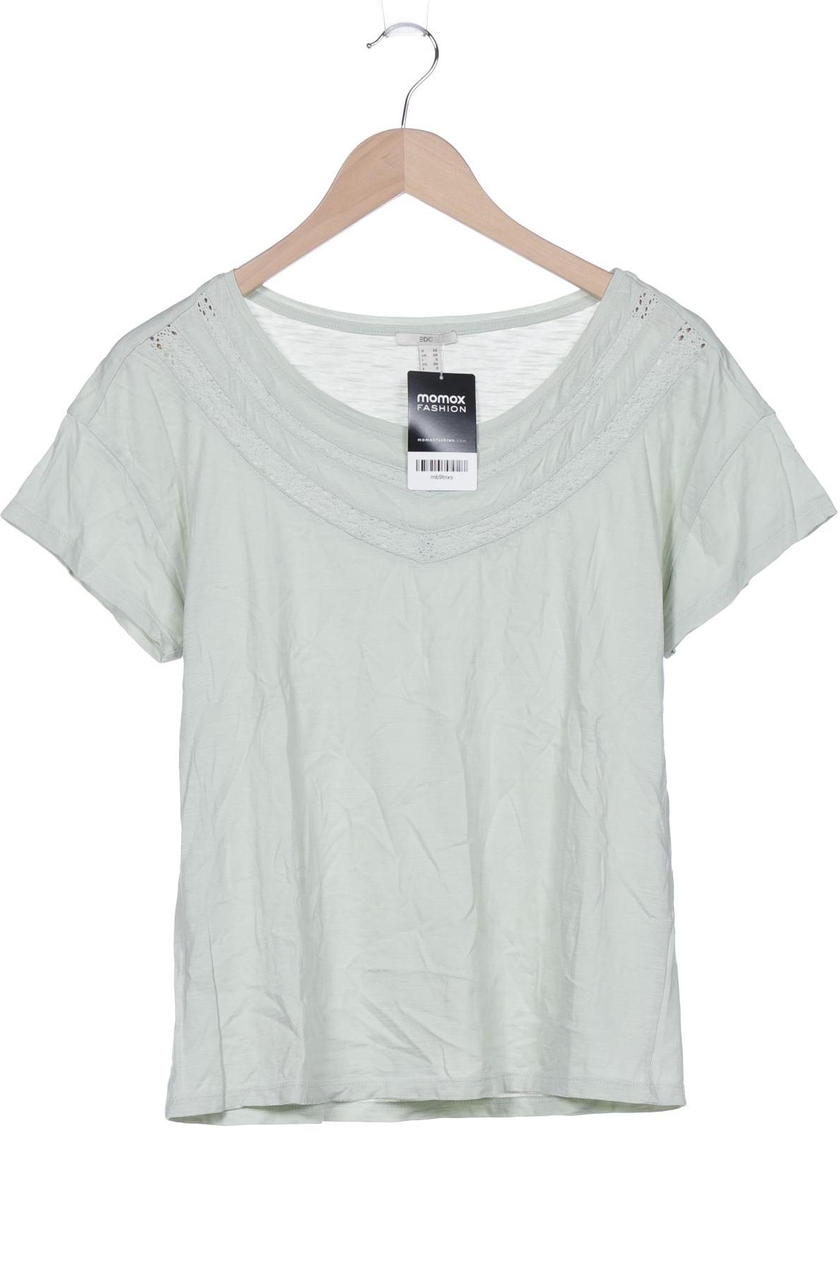 

edc by Esprit Damen T-Shirt, hellgrün, Gr. 34