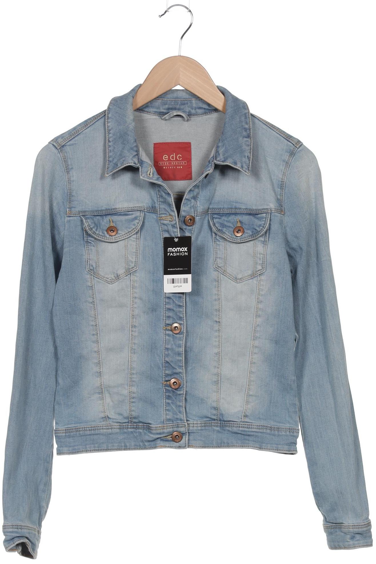 

edc by Esprit Damen Jacke, blau, Gr. 38