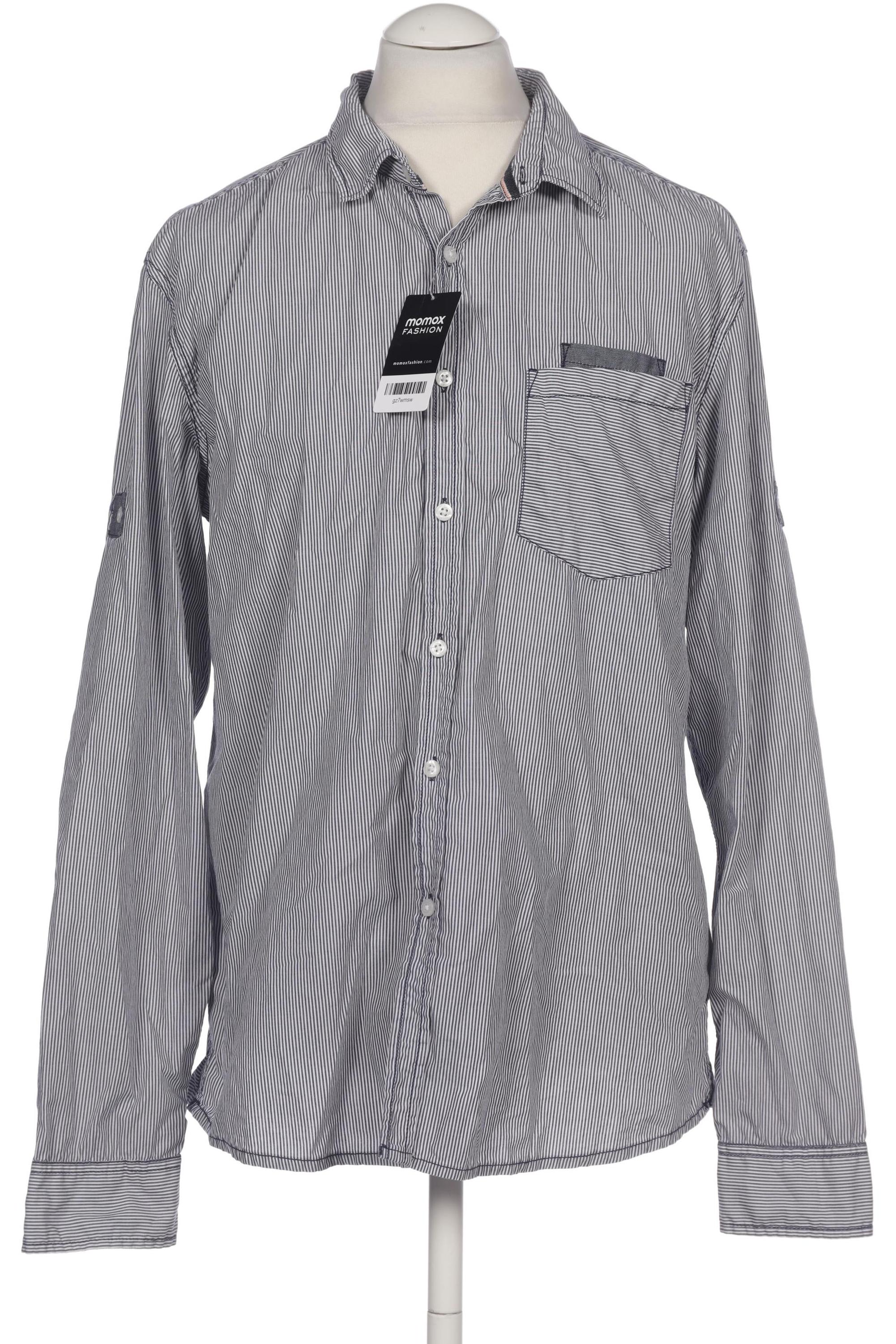 

edc by Esprit Herren Hemd, grau, Gr. 54