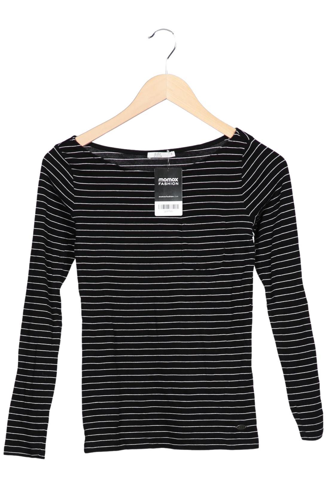 

edc by Esprit Damen Langarmshirt, mehrfarbig, Gr. 36