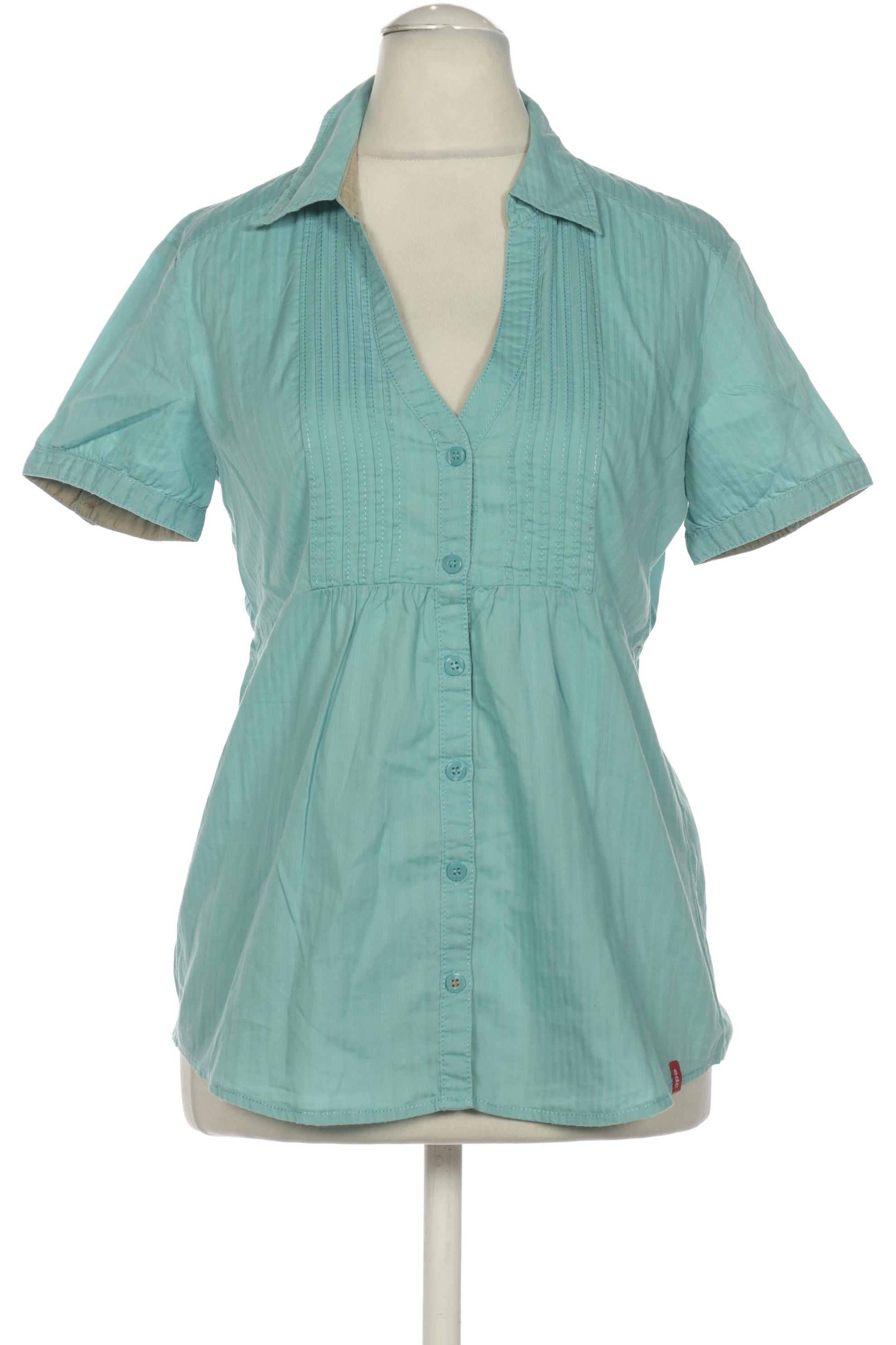 

edc by Esprit Damen Bluse, türkis, Gr. 38