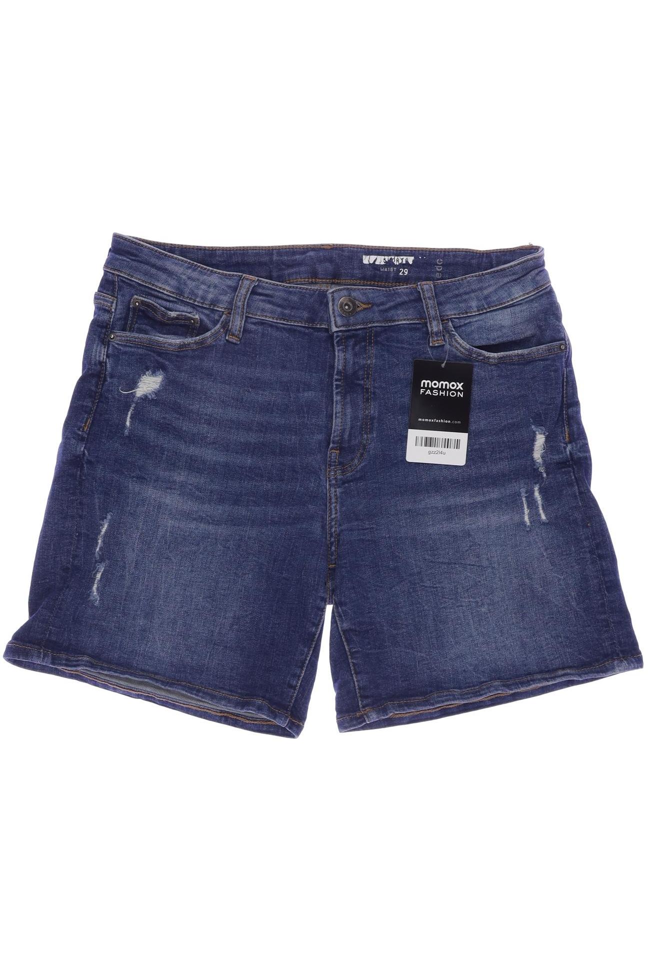 

edc by Esprit Damen Shorts, blau, Gr. 29