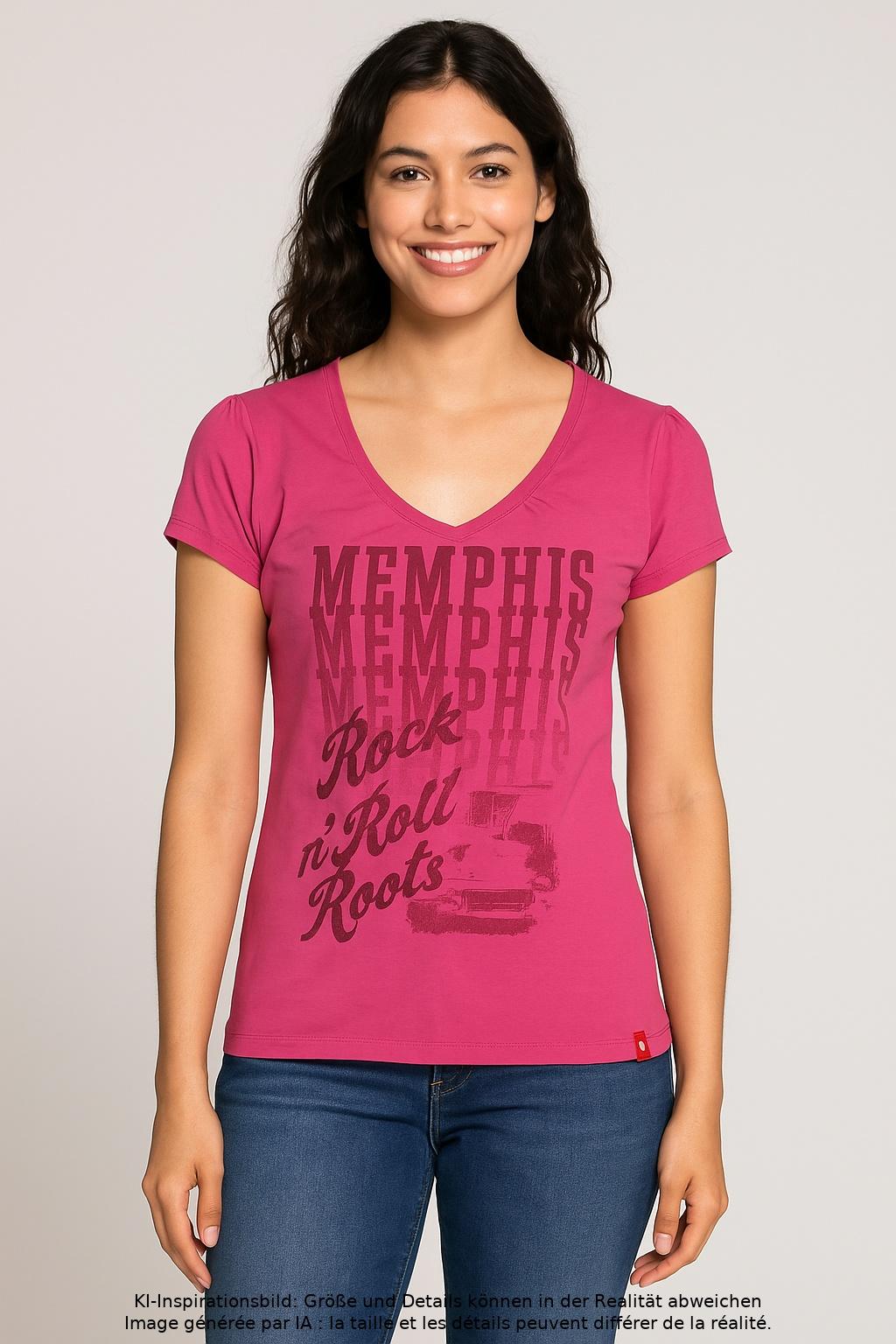 

edc by Esprit Damen T-Shirt, pink, Gr. 42