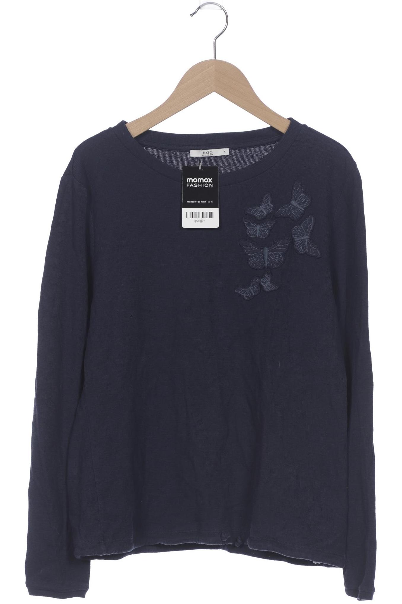 

edc by Esprit Damen Sweatshirt, marineblau, Gr. 38