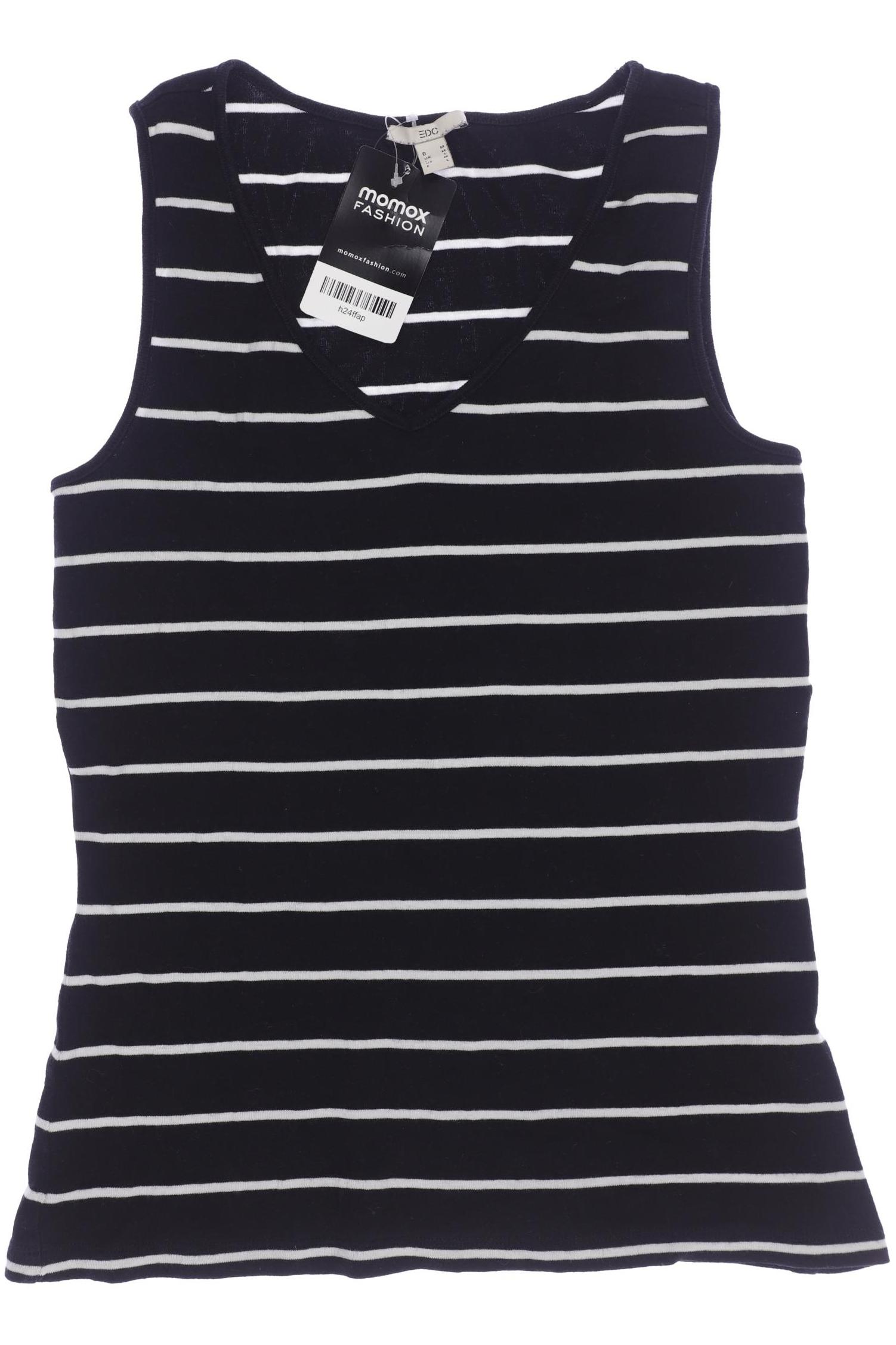 

edc by Esprit Damen Top, schwarz, Gr. 38