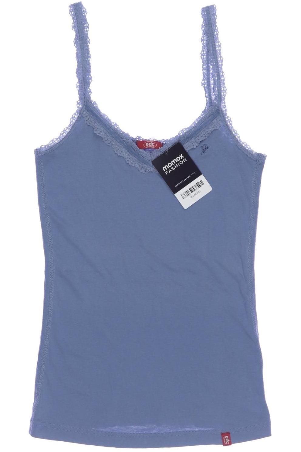 

edc by Esprit Damen Top, blau, Gr. 36