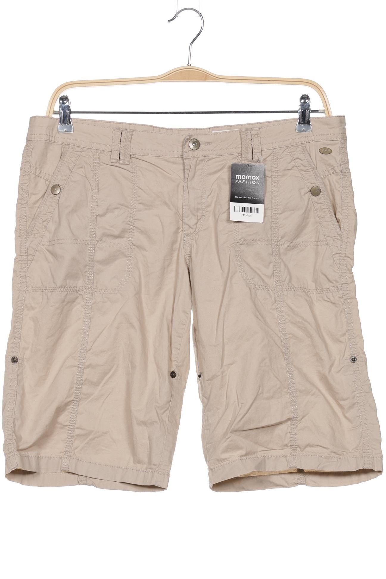

edc by Esprit Damen Shorts, beige, Gr. 42