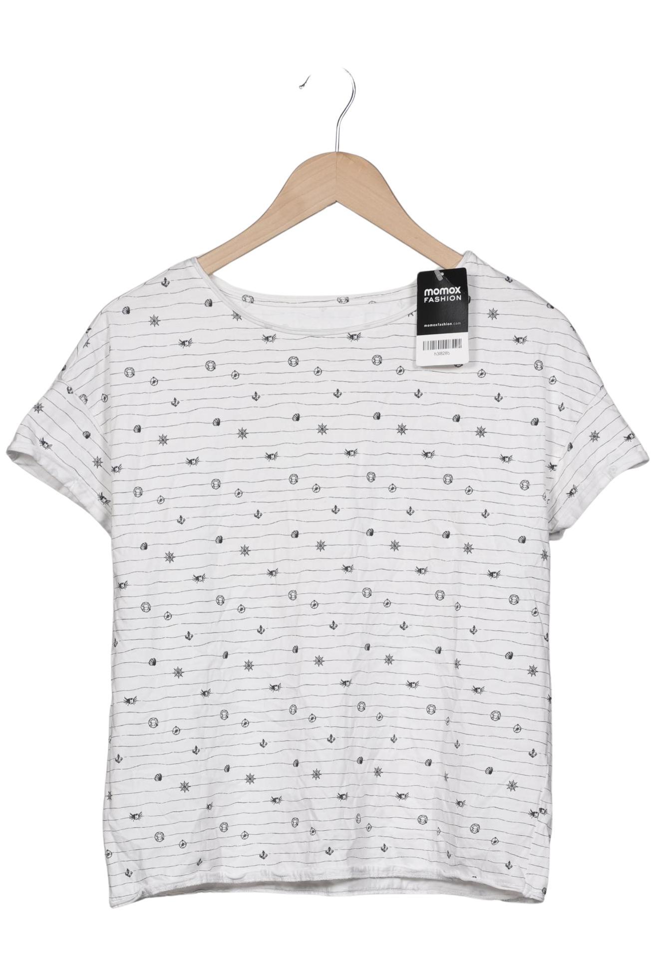 

edc by Esprit Damen T-Shirt, weiß, Gr. 38