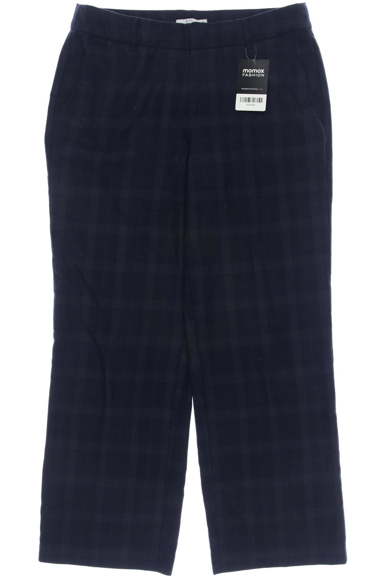 

edc by Esprit Damen Stoffhose, marineblau, Gr. 36