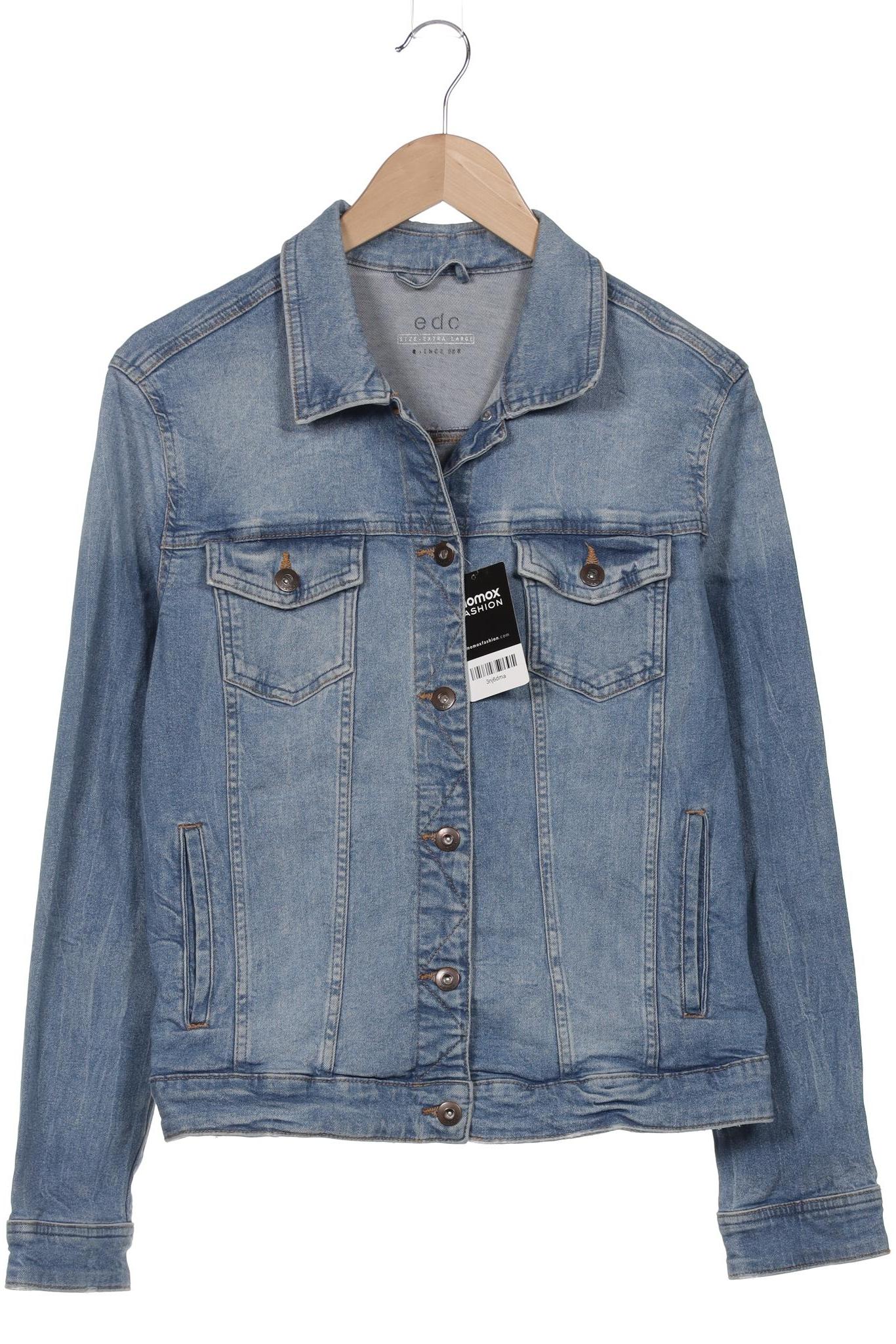 

edc by Esprit Damen Jacke, blau, Gr. 44