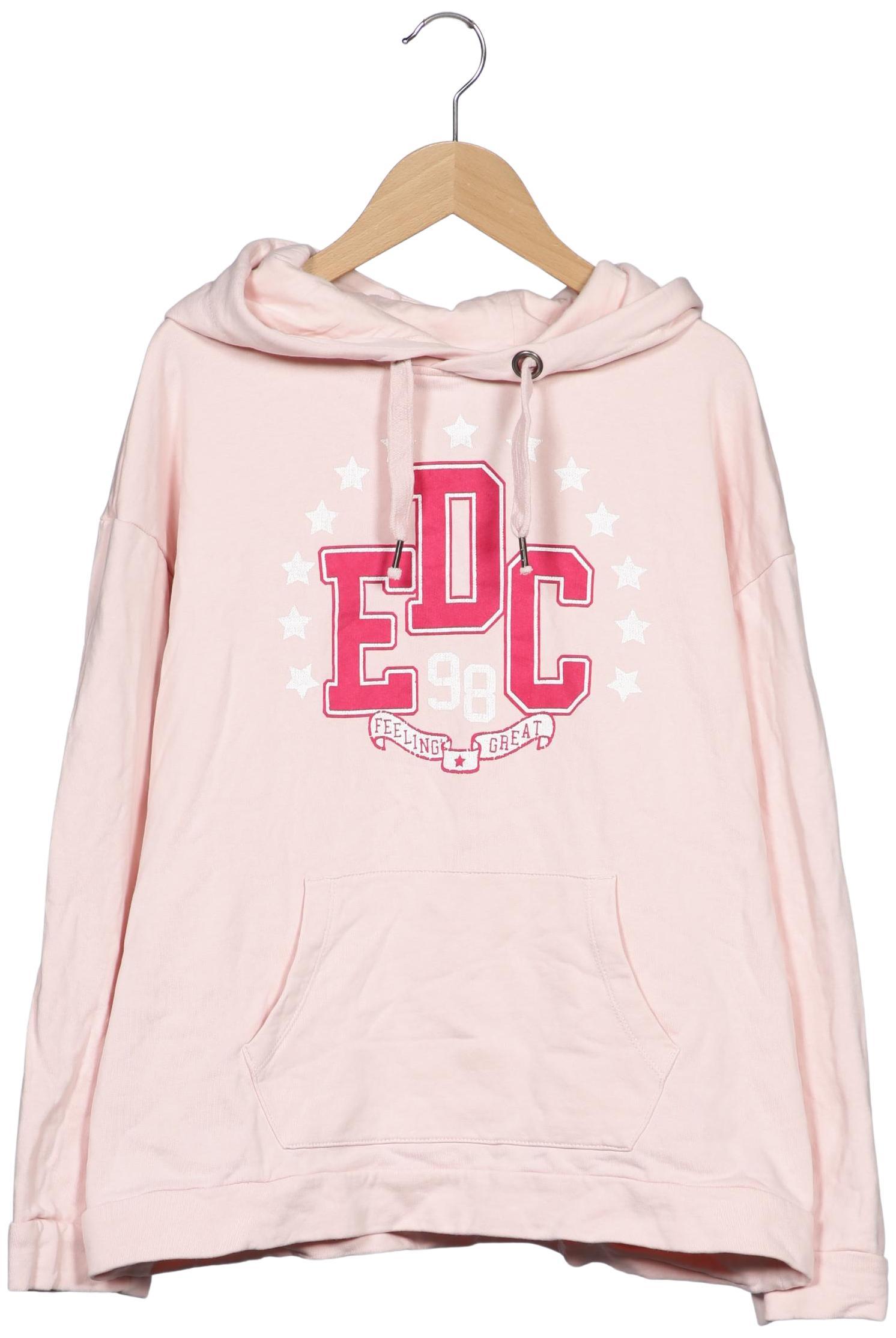 

edc by Esprit Damen Kapuzenpullover, pink, Gr. 42