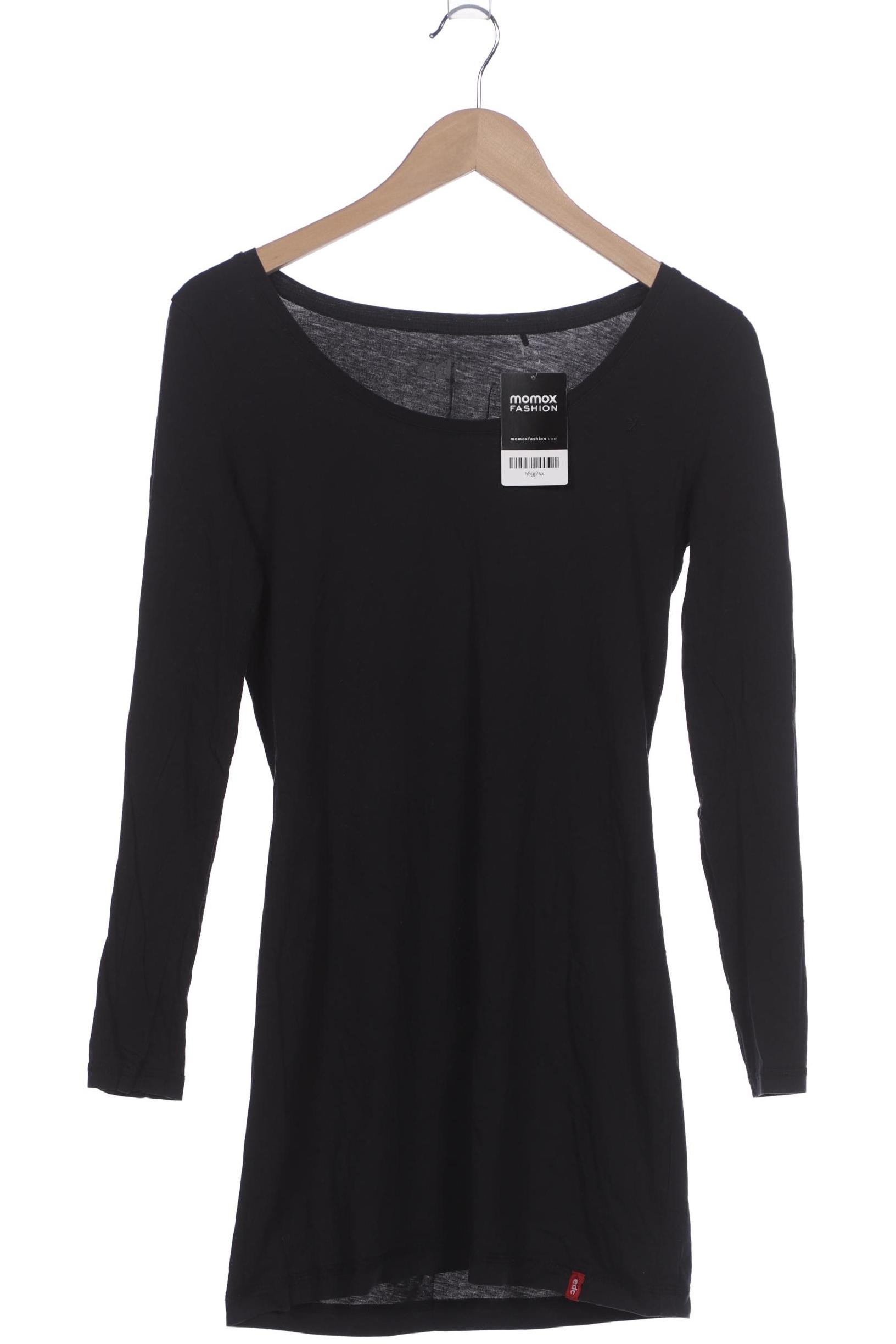

edc by Esprit Damen Langarmshirt, schwarz, Gr. 42