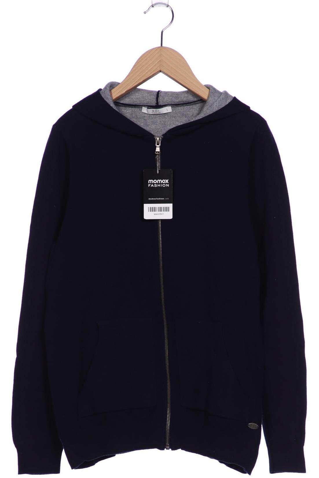

edc by Esprit Damen Kapuzenpullover, marineblau, Gr. 42