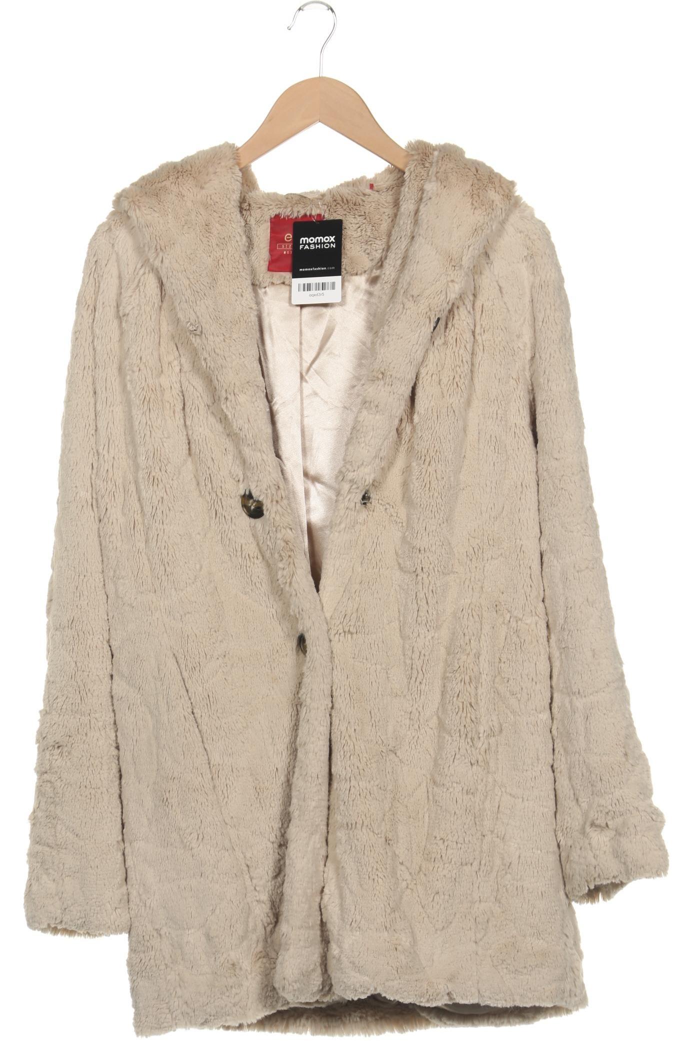 

edc by Esprit Damen Mantel, beige, Gr. 36
