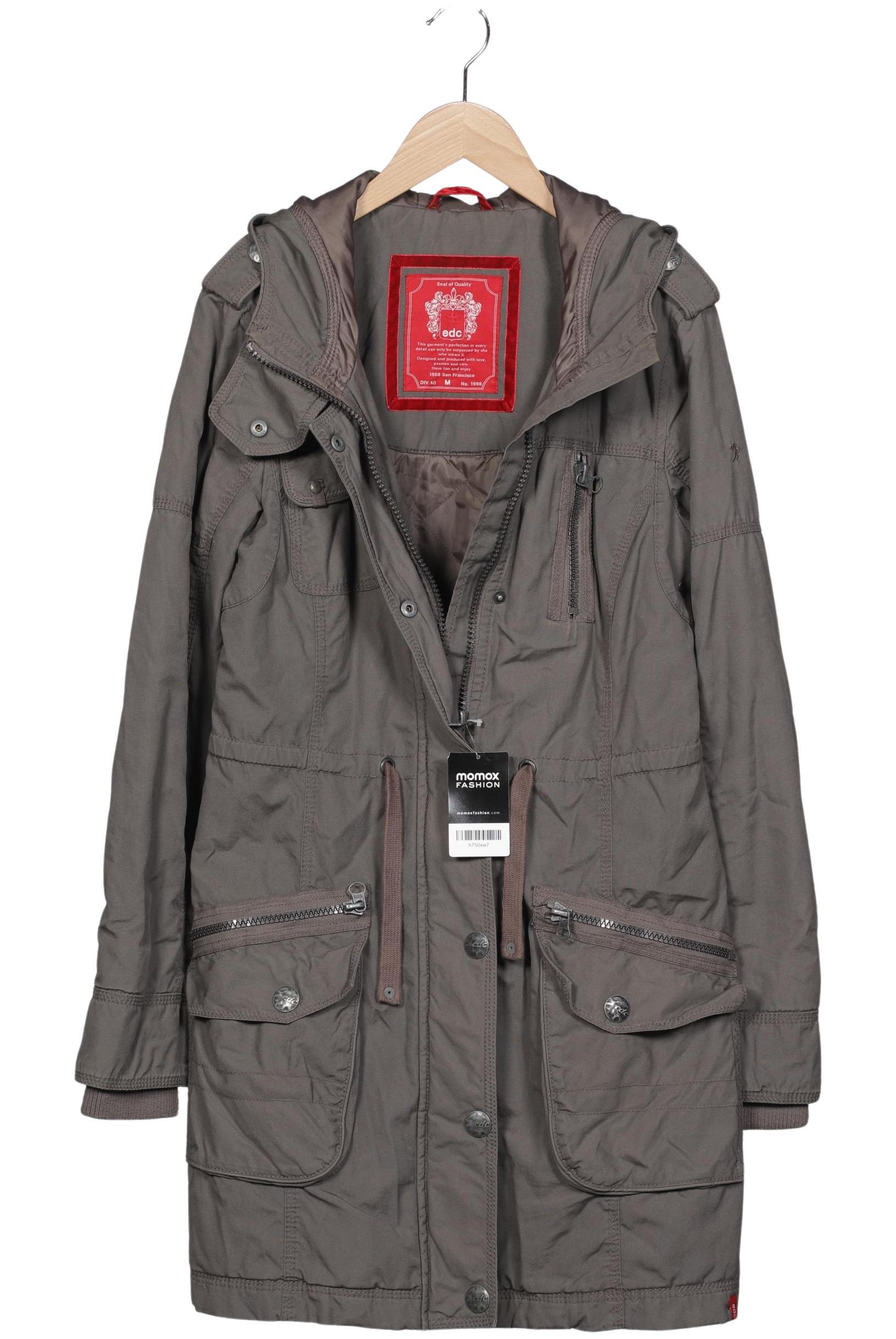

edc by Esprit Damen Mantel, grau, Gr. 38