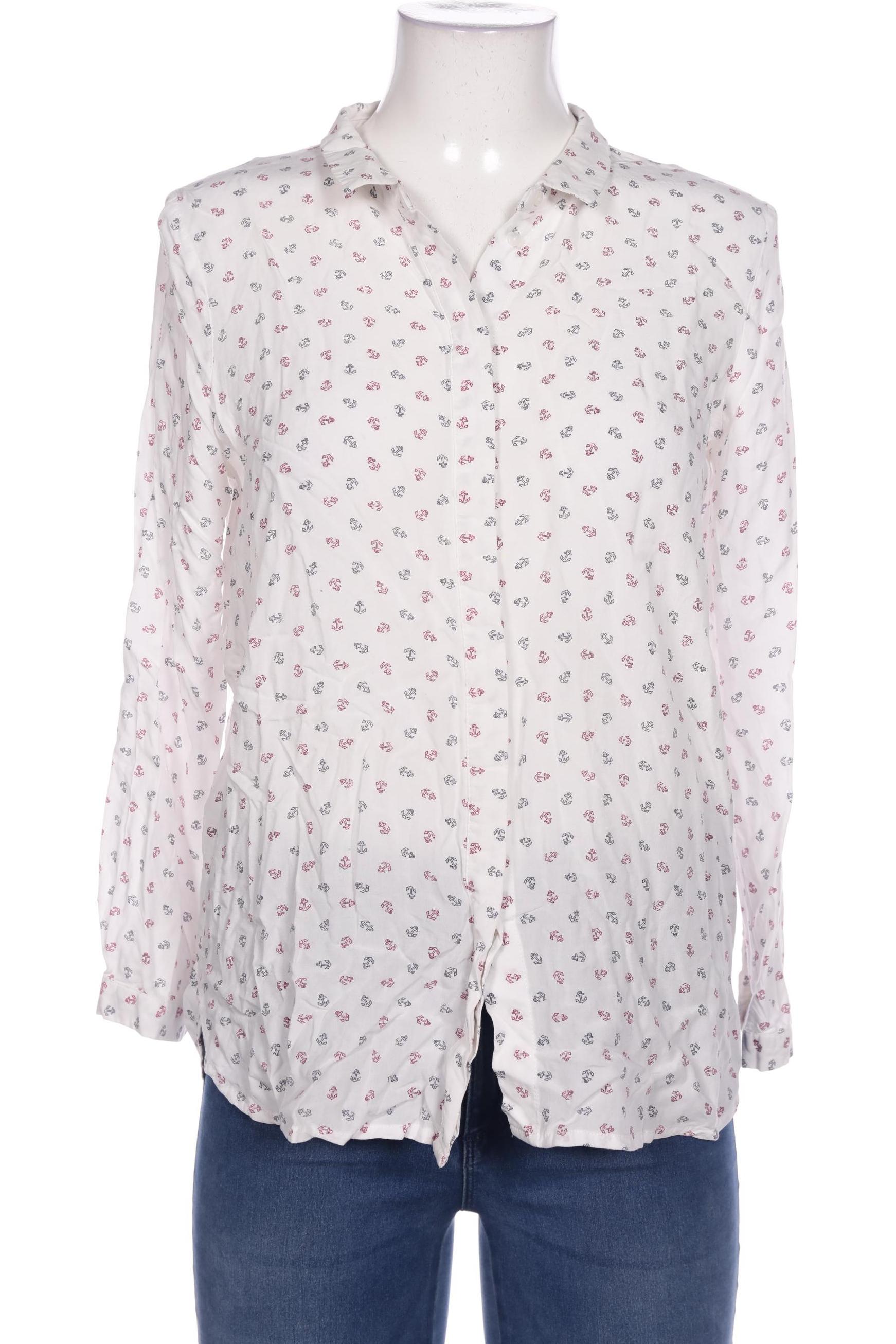 

edc by Esprit Damen Bluse, weiß, Gr. 38