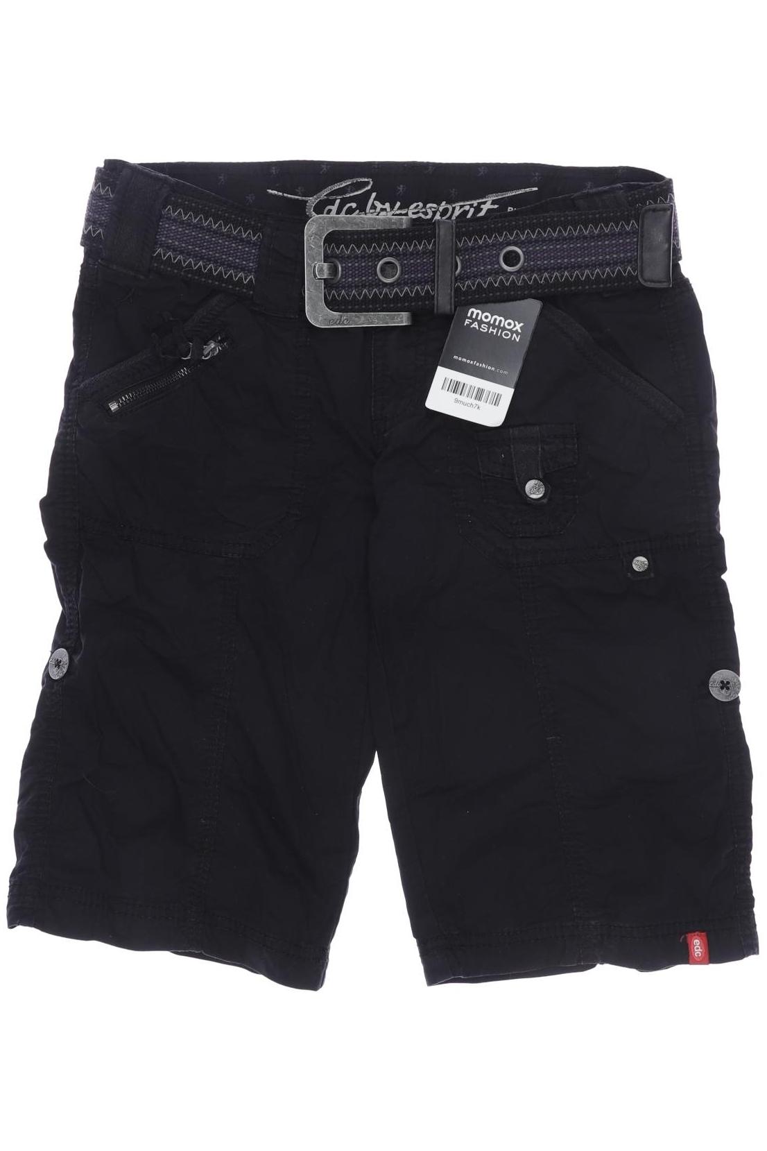 

edc by Esprit Damen Shorts, schwarz, Gr. 32