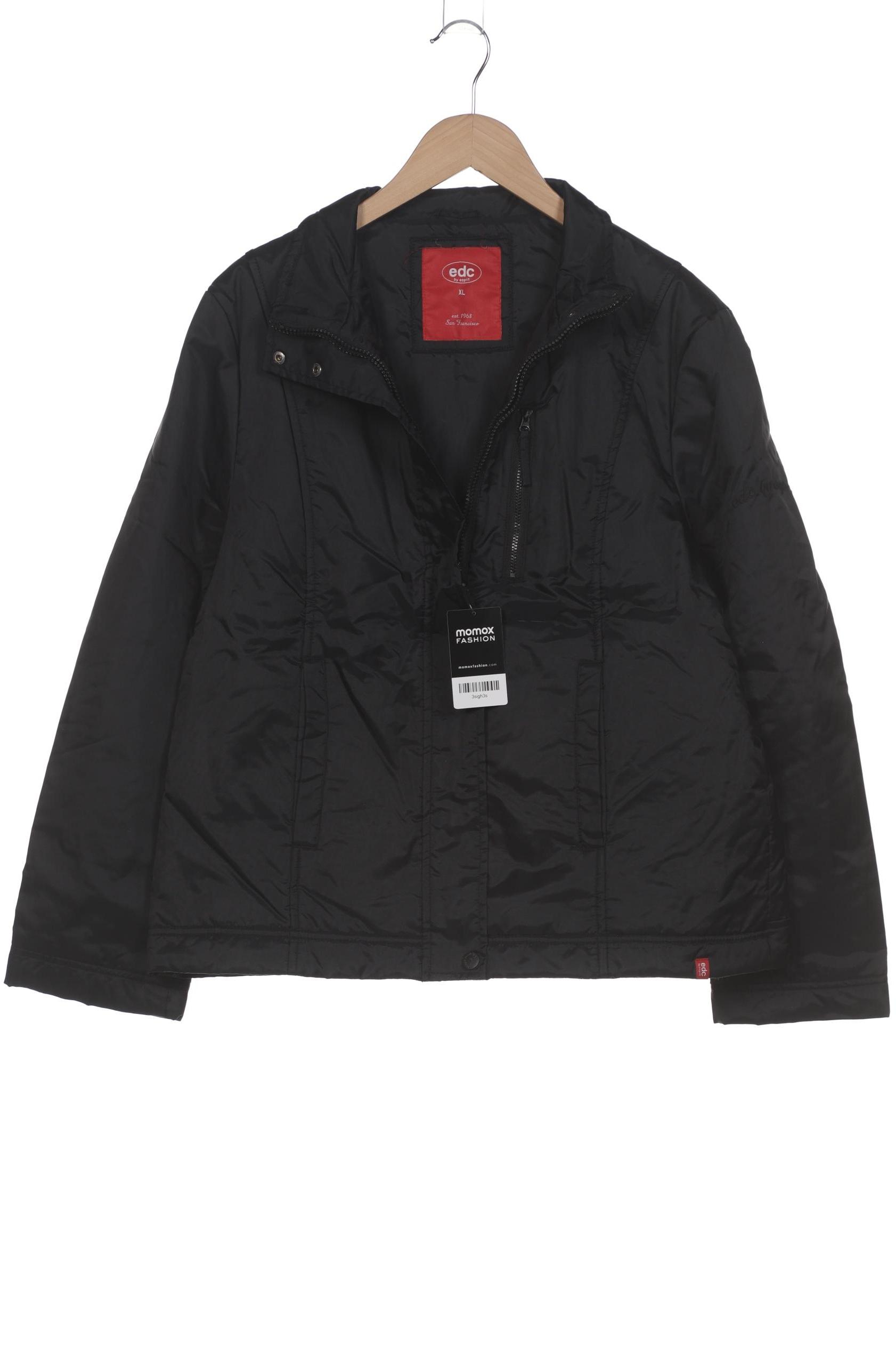 

edc by Esprit Damen Jacke, schwarz, Gr. 44