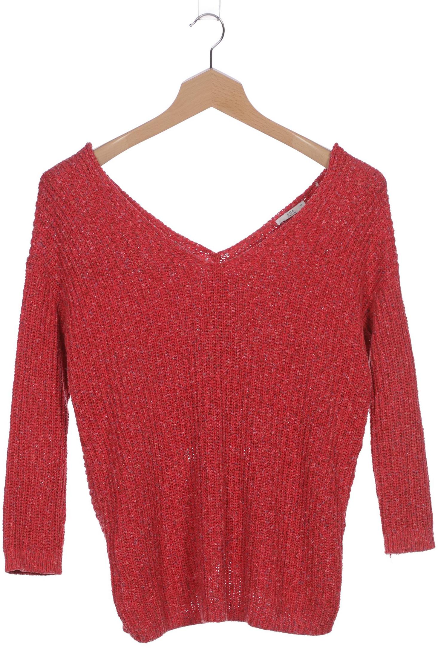 

edc by Esprit Damen Pullover, rot, Gr. 38